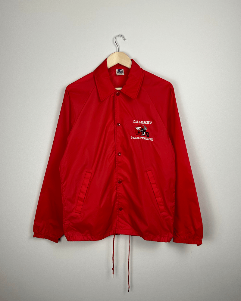 Starter × Vintage Vintage Starter Calgary Stampeders CFL Coach Jacket - Small Size US S / EU 44-46 / 1 - 2 Thumbnail
