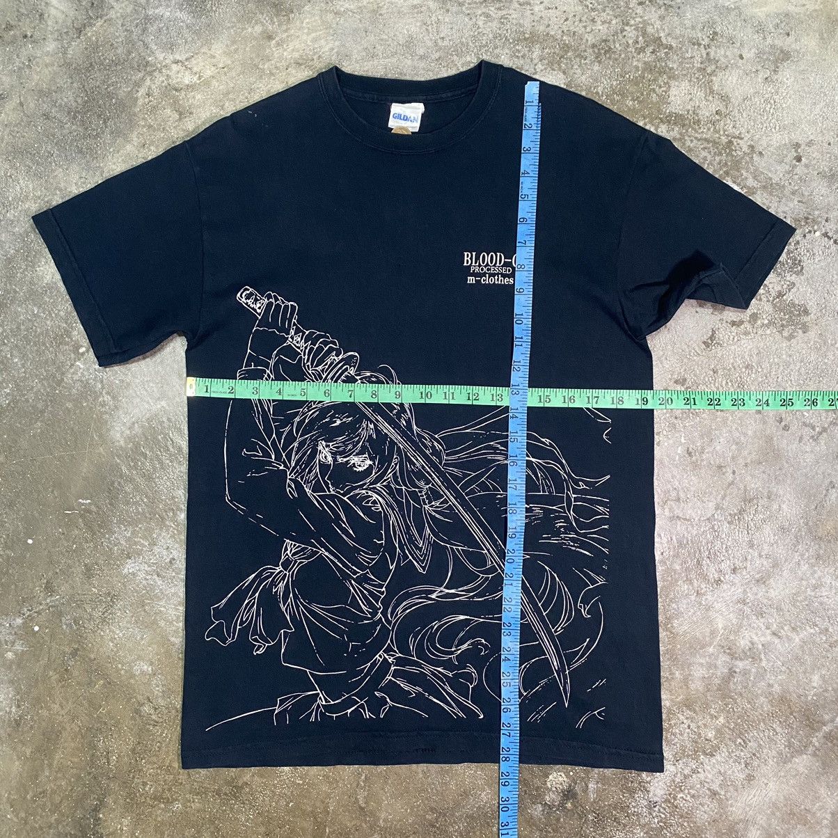 Anime × Vintage VINTAGE Y2K BLOOD-C THE LAST DARK ANIME T SHIRT Size US M / EU 48-50 / 2 - 13 Thumbnail