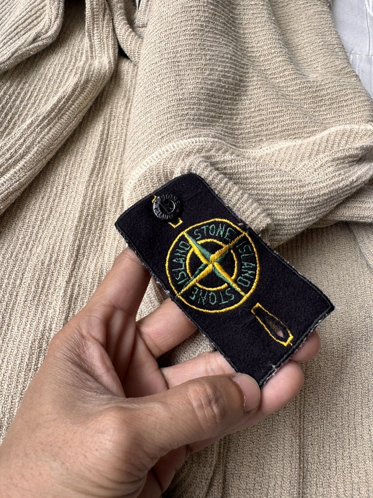 Stone Island VINTAGE EARLY y2k STONE ISLAND WAFFLE HALF ZIPPER Size US M / EU 48-50 / 2 - 9 Thumbnail