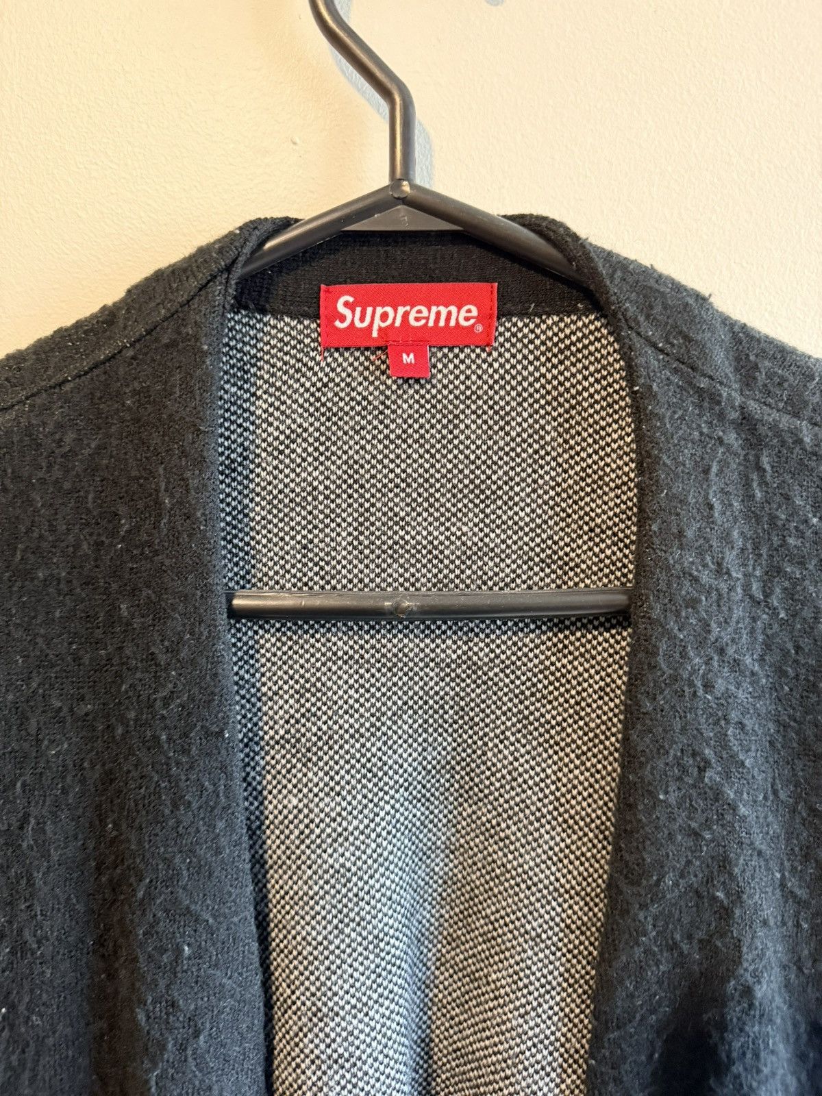 Supreme Supreme Brushed Checkerboard Cardigan Size US M / EU 48-50 / 2 - 3 Thumbnail