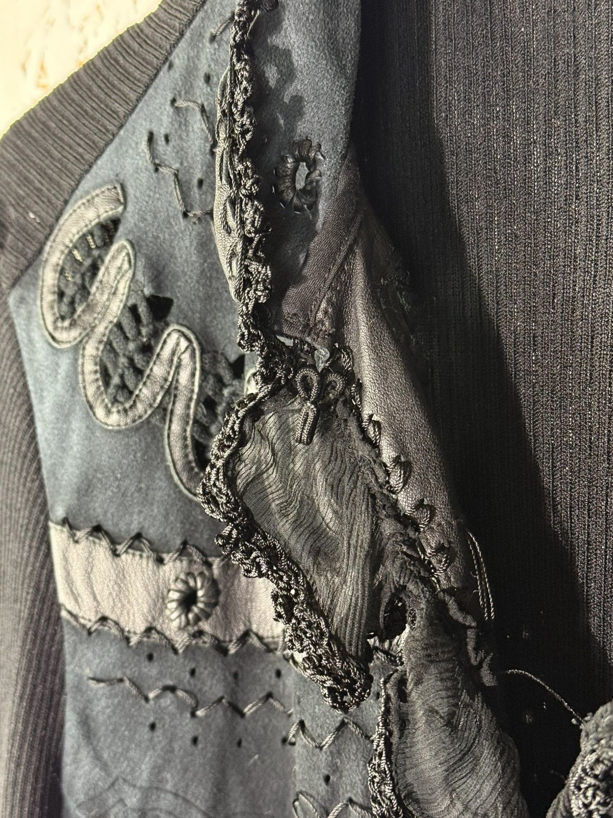 Roberto Cavalli Vintage Cavalli Class Roberto Archive Leather Button Up Size L / US 10 / IT 46 - 7 Thumbnail