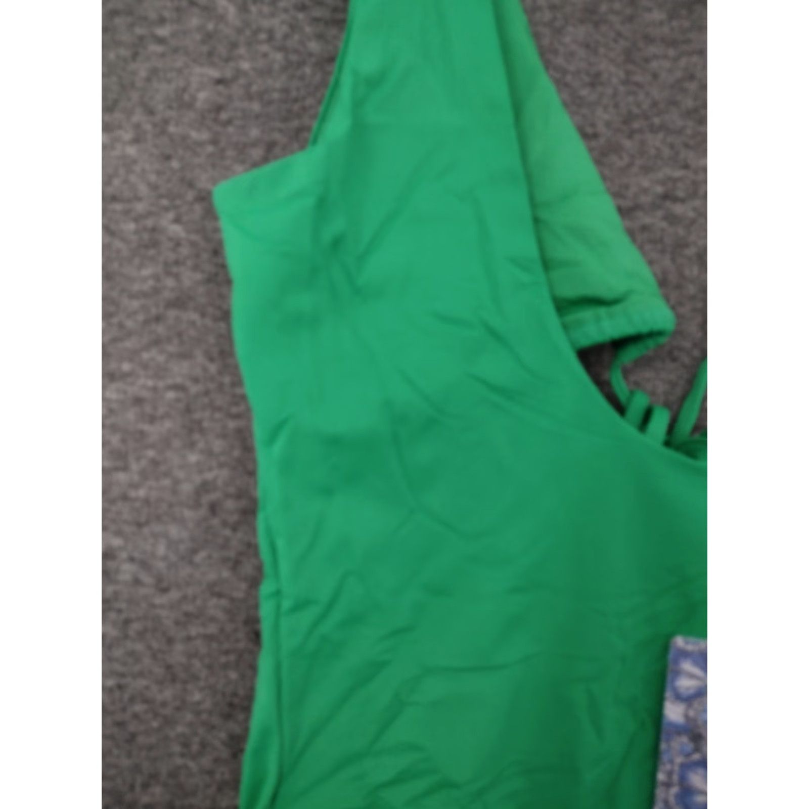 Triangl Toluca Swim One Piece XXL Green - Triangle Waist Wrap Open Tummy Lush Green Swimwear - Sexy, Nylon Spandex, Wide Straps, Plus Size - Women Size ONE SIZE - 7 Thumbnail