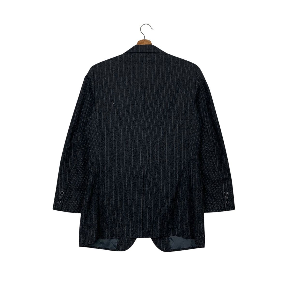 Burberry Vintage 90’s BURBERRYS Wool Striped Suit Jacket #2536-C114 Size 40R - 16 Thumbnail