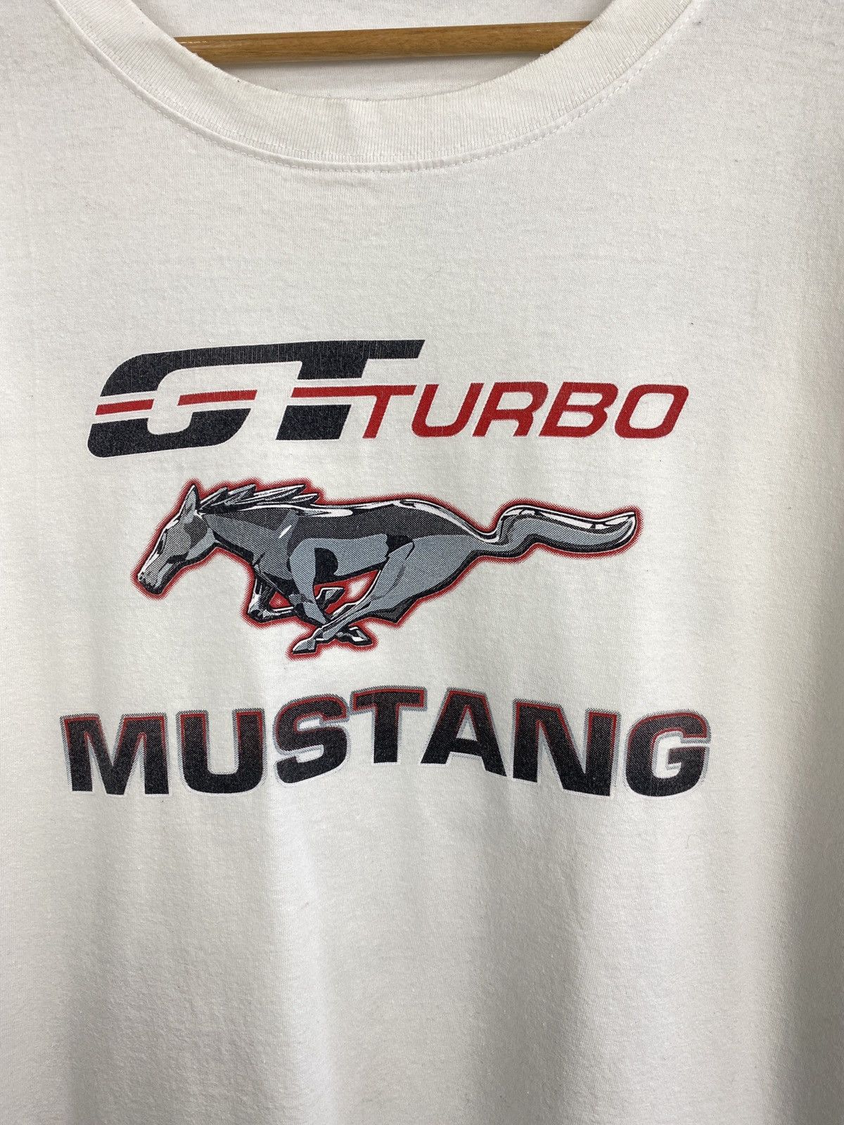 Mustang 🇺🇸 Vintage 90s Mustang GT Turbo Racing tee rare retro hype Size US XL / EU 56 / 4 - 7 Thumbnail