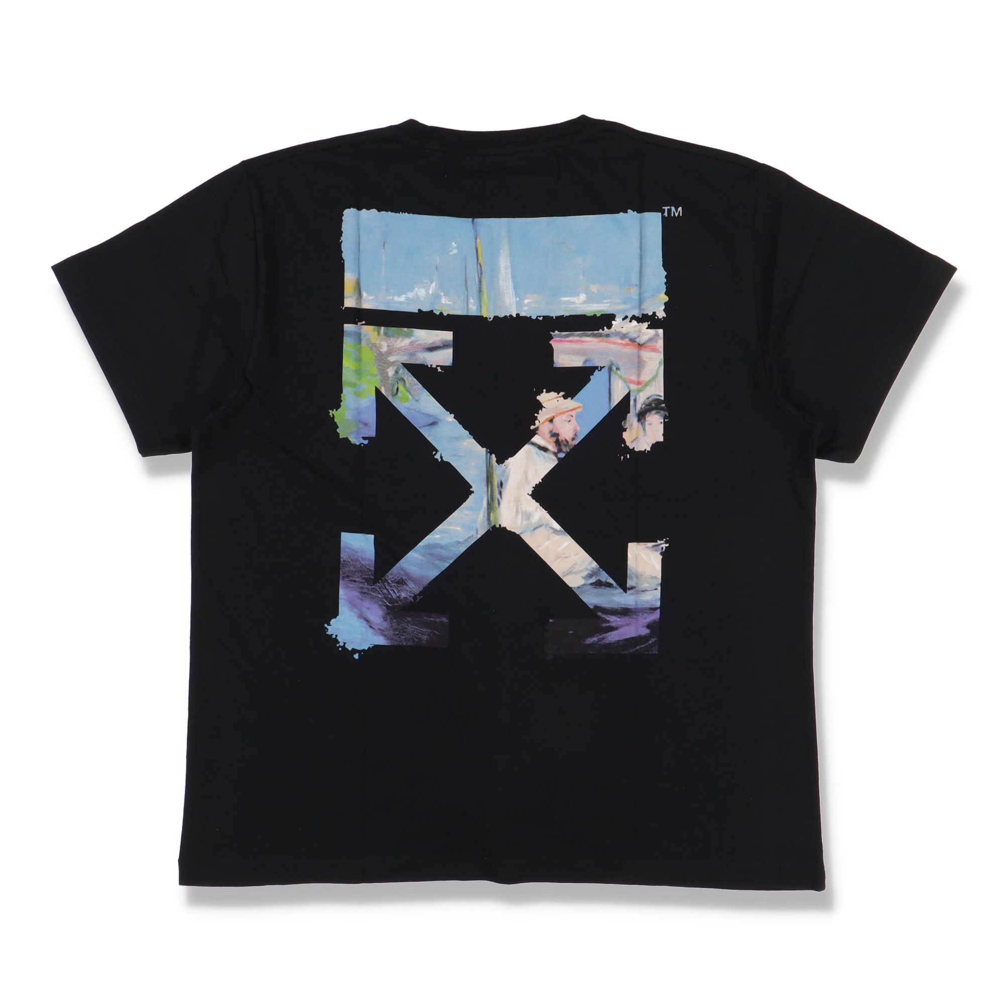 Off-White Black Painting Arrows Oversized T-Shirt Size US M / EU 48-50 / 2 - 1 Thumbnail
