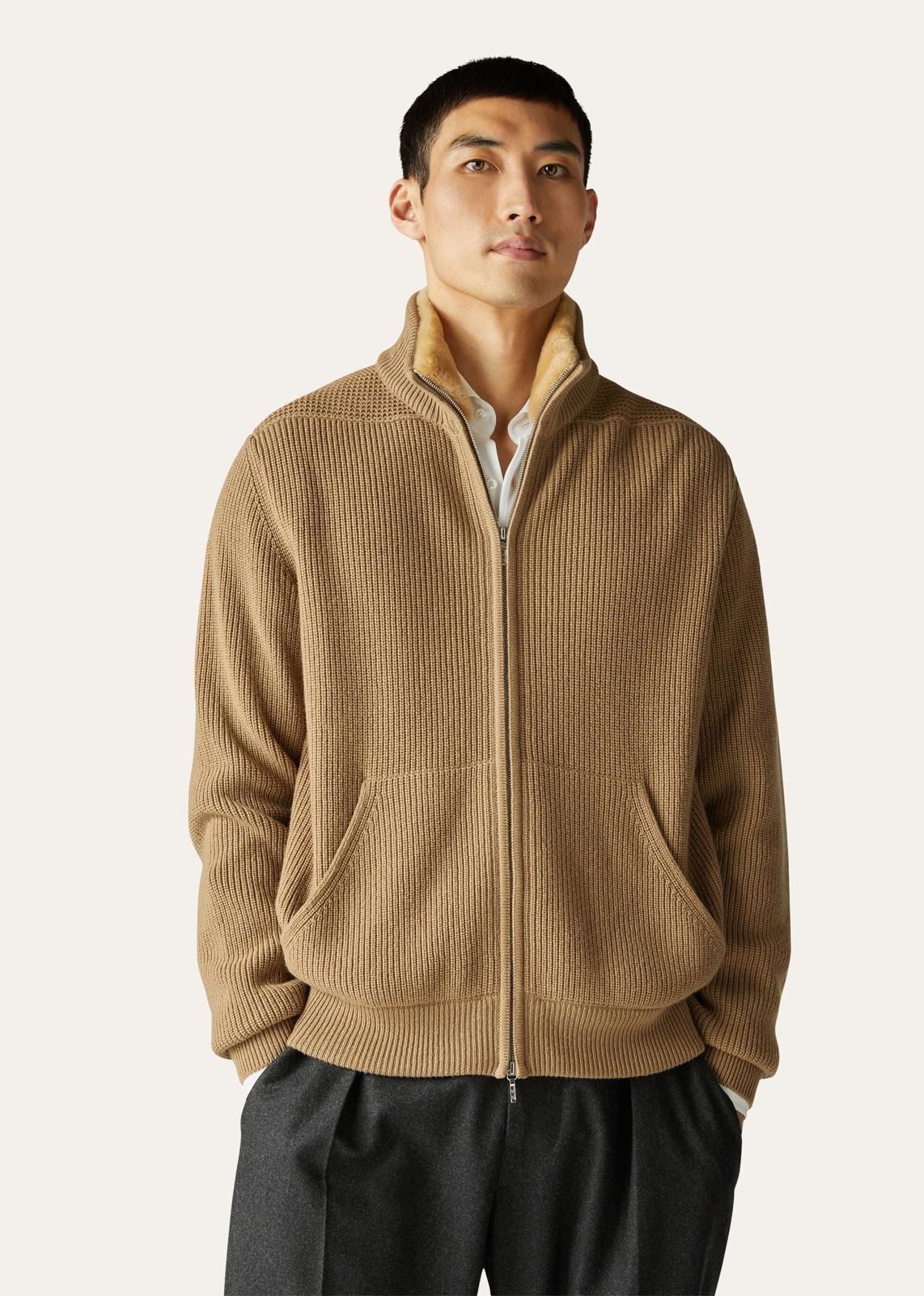 Loro Piana o1srvl11e1224 Greymouth Cashmere Bomber Jacket Size US L / EU 52-54 / 3 - 2 Thumbnail