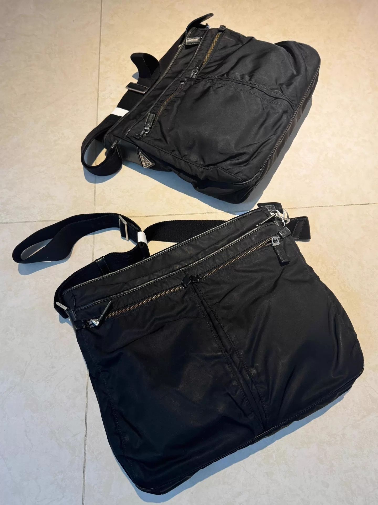 Prada Prada Logo MultiPocket Black Crossbody Frank Ocean Size ONE SIZE - 1 Thumbnail