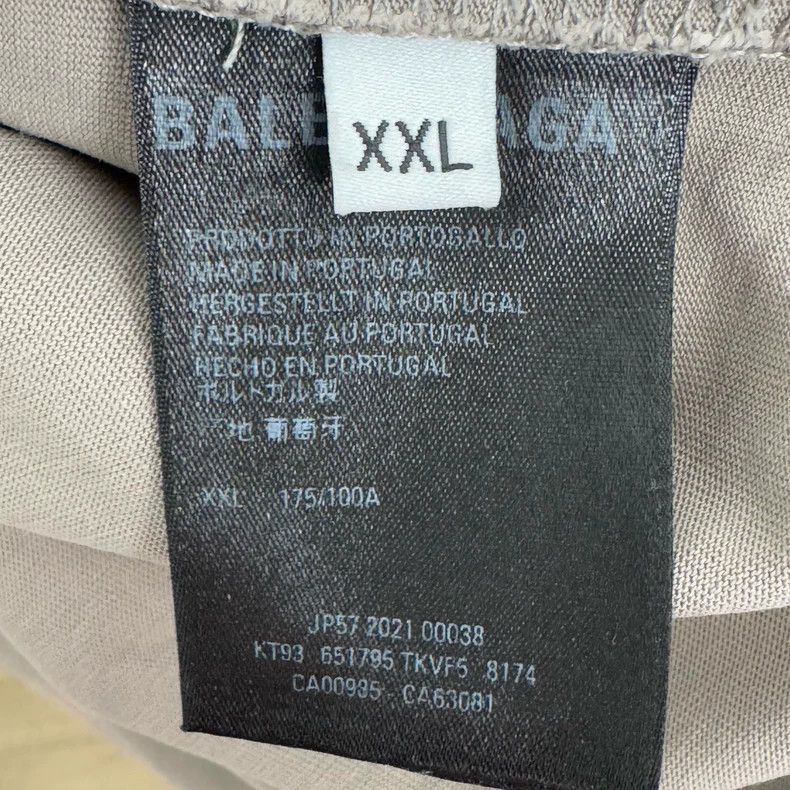 Balenciaga Balenciaga Mosaic destruction letter logo short sleeve XXL Size US XXL / EU 58 / 5 - 4 Thumbnail