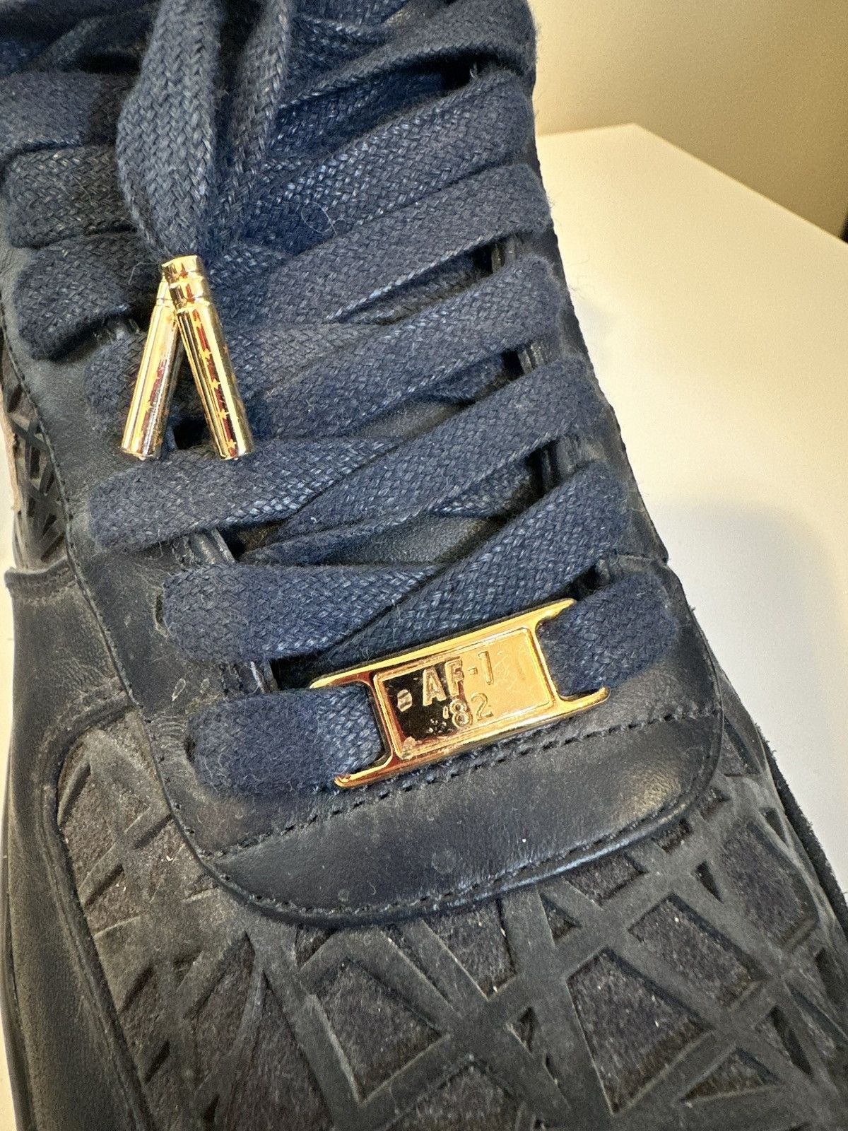 Nike Nike Air Force 1 Supreme Max Air Birds Nest Navy Size US 10 / EU 43 - 6 Thumbnail