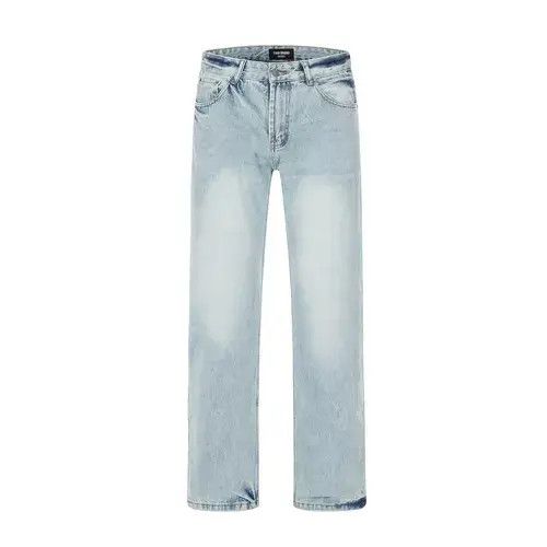 Jean High street washed distressed light color American jeans y2k Size US 32 / EU 48 - 8 Thumbnail