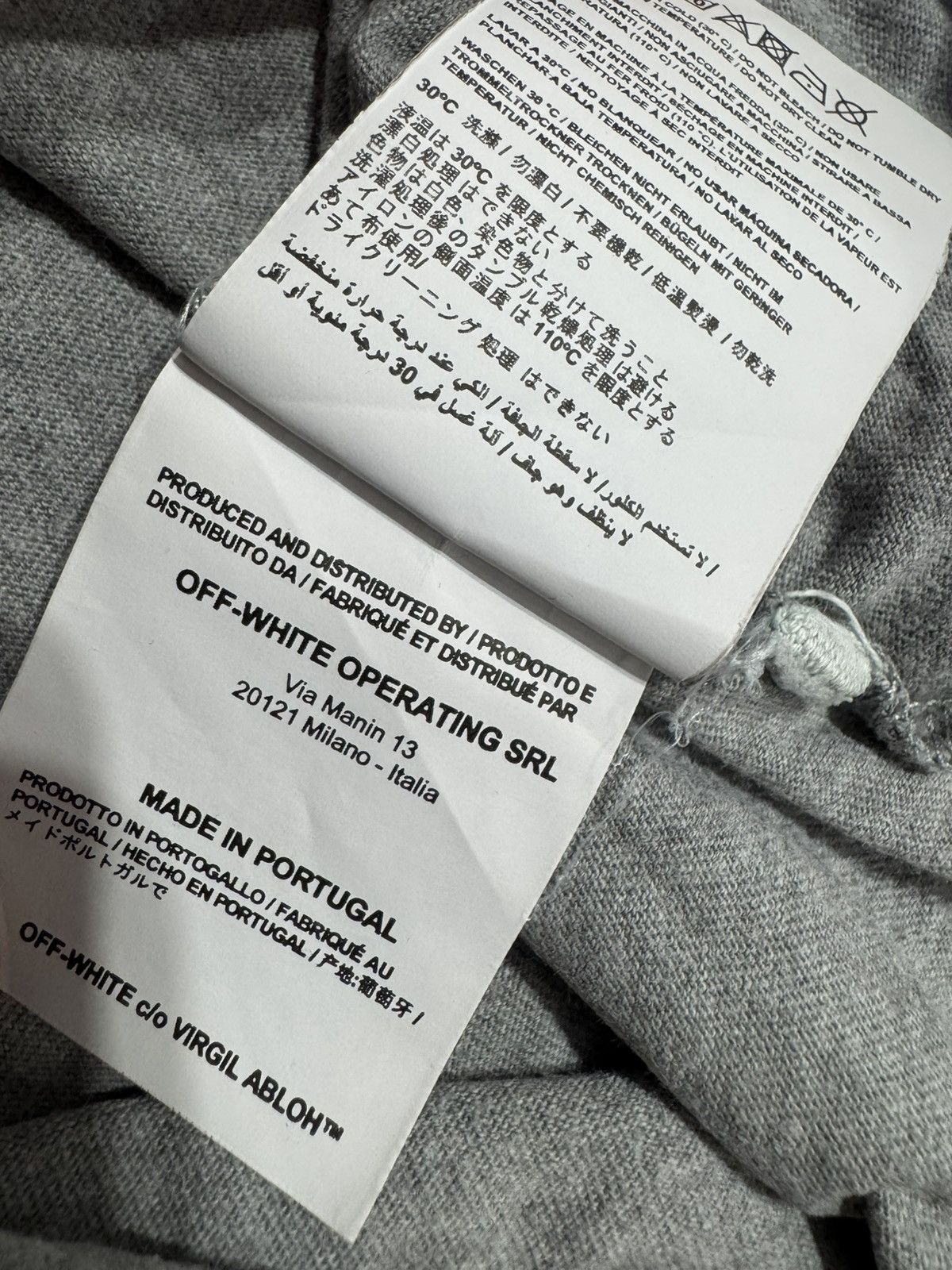 Off-White × Virgil Abloh Off-White Nebraska Virgil Abloh Main Label Nebraska Tshirt M Size US M / EU 48-50 / 2 - 8 Thumbnail
