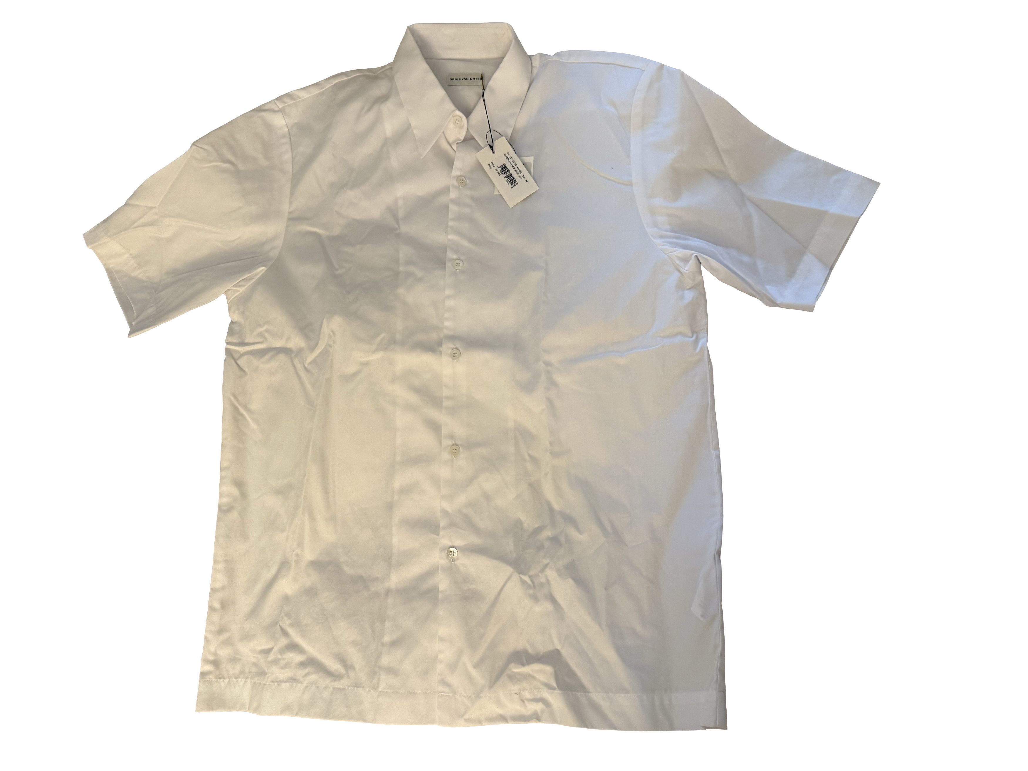 Dries Van Noten Clasen Main White Shirt Size 48 Men’s Button-Up Size US M / EU 48-50 / 2 - 1 Thumbnail