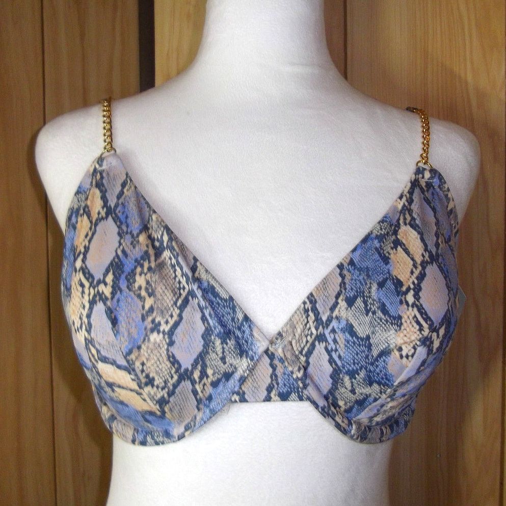 Other NWT Shade & Shore Snake Print Underwire Bikini Top 38D Size ONE SIZE - 1 Thumbnail
