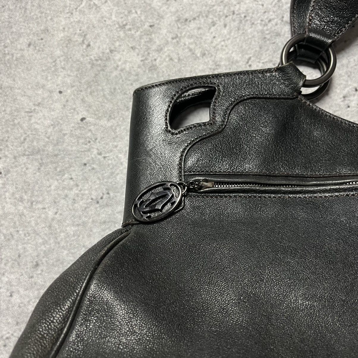 Cartier Cartier Marcello shoulder hand bag in black leather Size ONE SIZE - 6 Thumbnail
