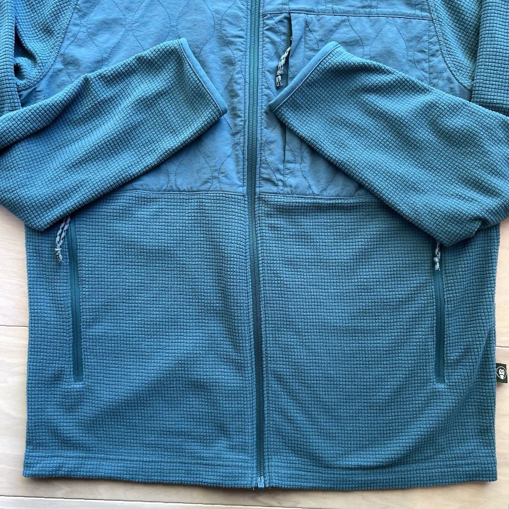 Howler Brothers Howler Brothers Tailsman Grid Fleece Jacket Small Blue Full Zip Outerwear Size US S / EU 44-46 / 1 - 5 Thumbnail