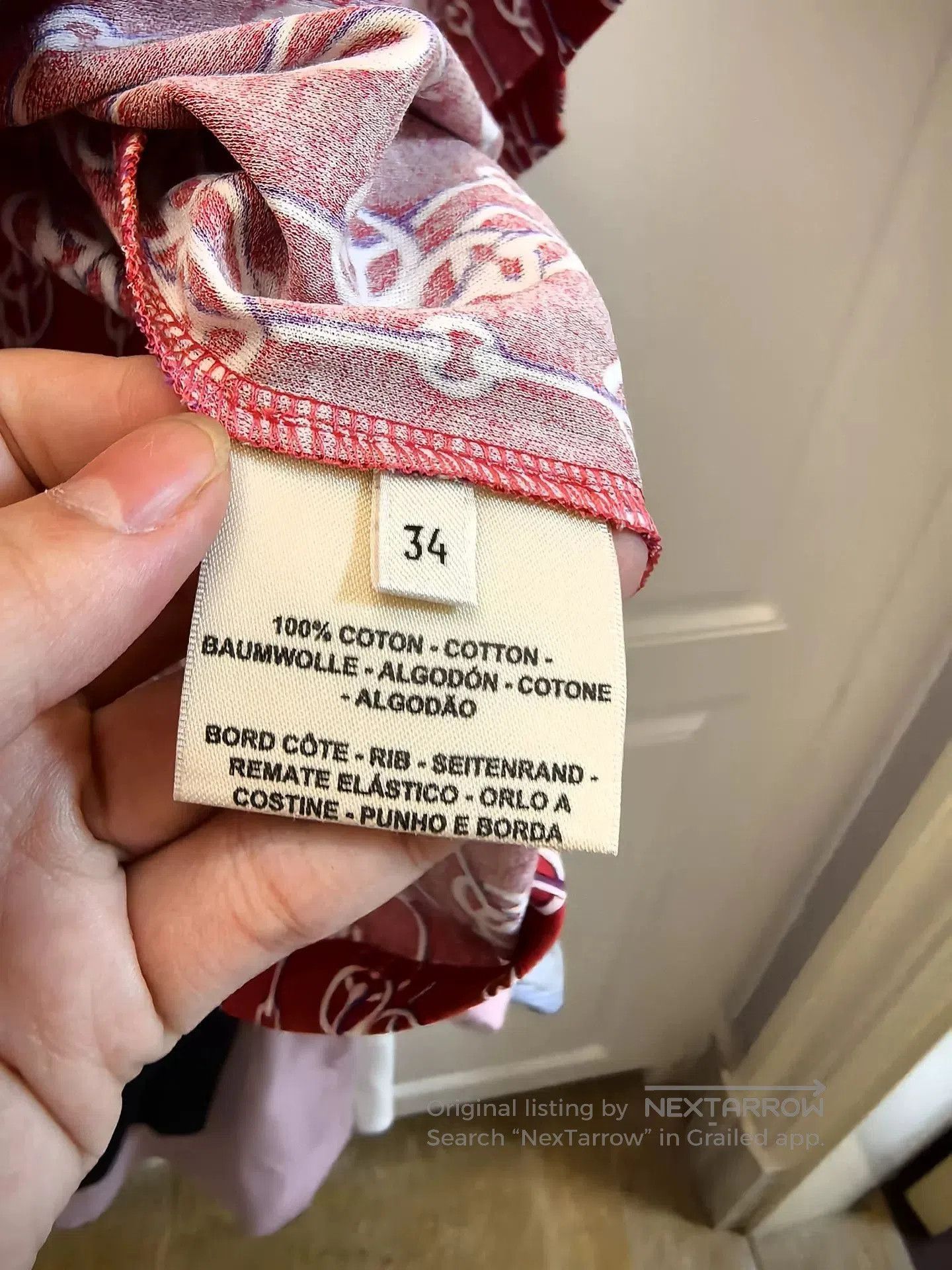 Hermes Hermes Red Patterned Dress. Size US XS / EU 42 / 0 - 4 Thumbnail