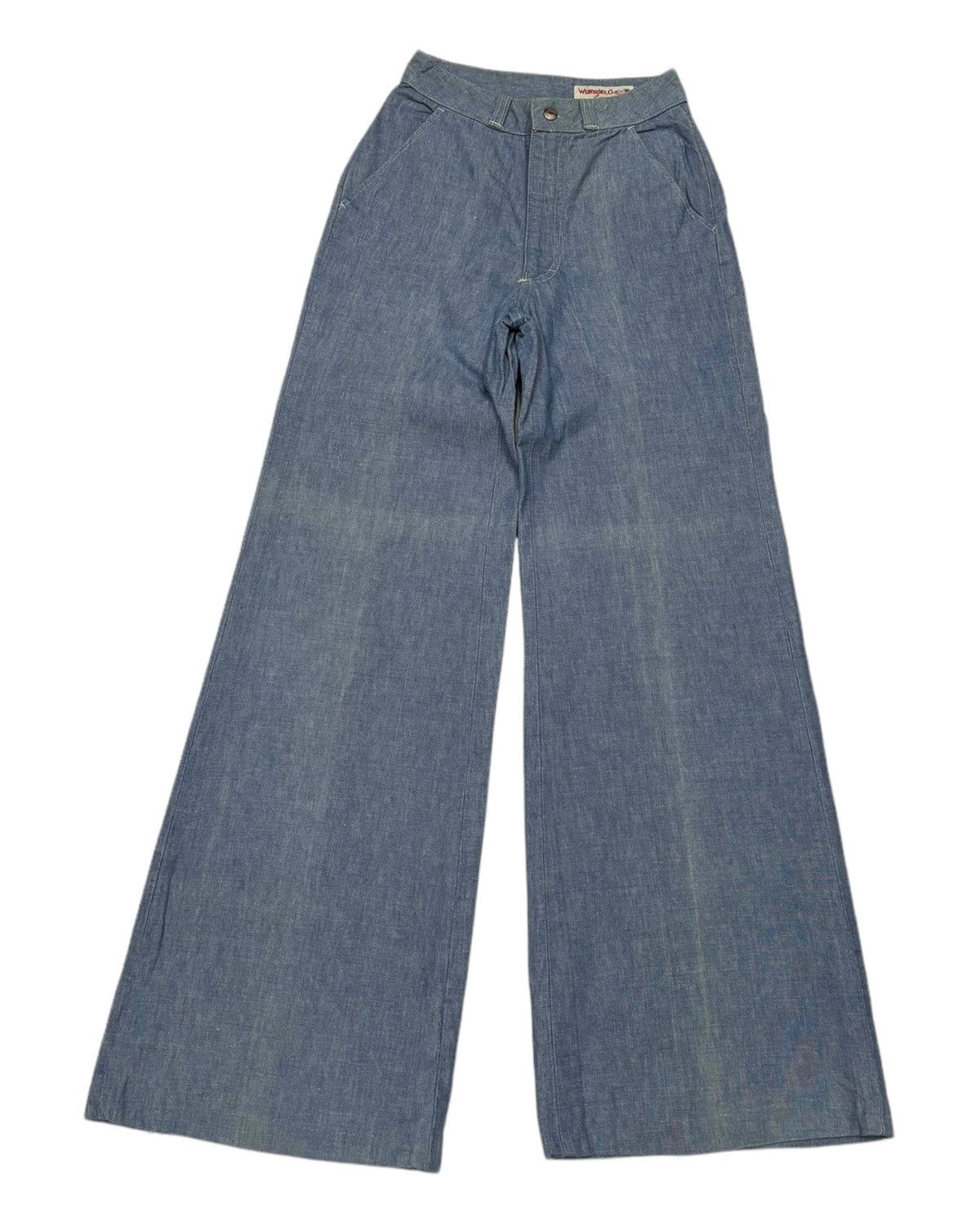 If Six Was Nine SUPER FLARE JEANS WRANGLER FLARED DENIM JEANS Size 22" - 5 Thumbnail
