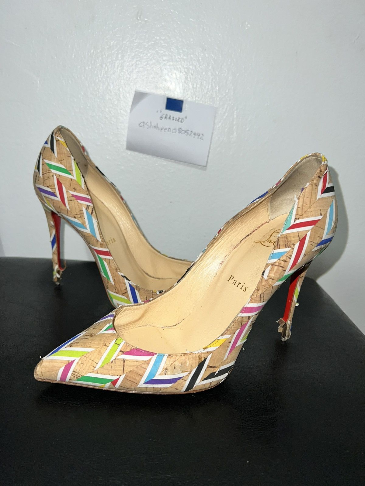 Christian Louboutin Christian Louboutin SUPER RARE Color Size US 7 / IT 37 - 2 Thumbnail