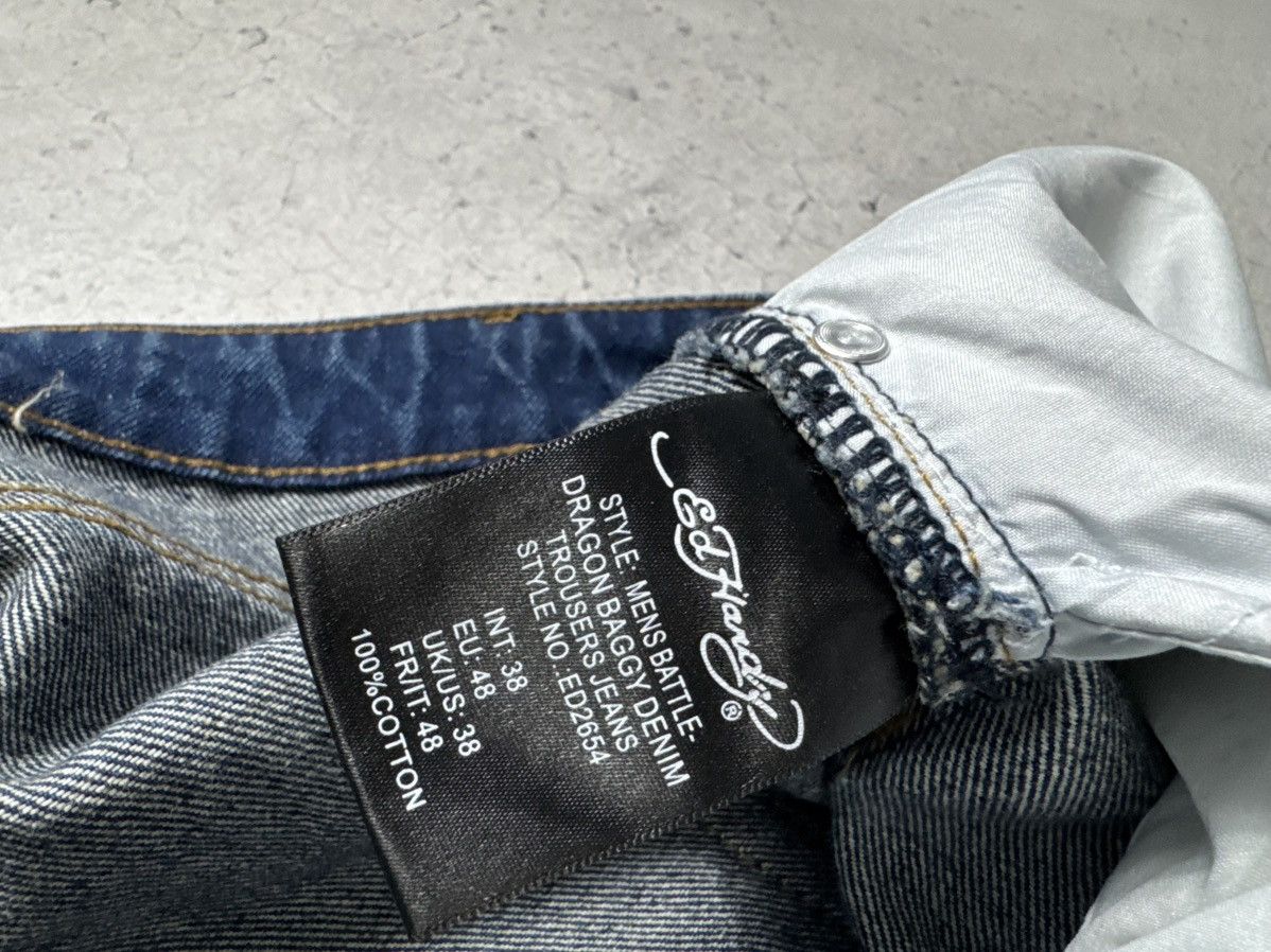 Ed Hardy Ed Hardy Baggy Big Logo Denim Jeans Size XXL Hype Size US 38 / EU 54 - 8 Thumbnail