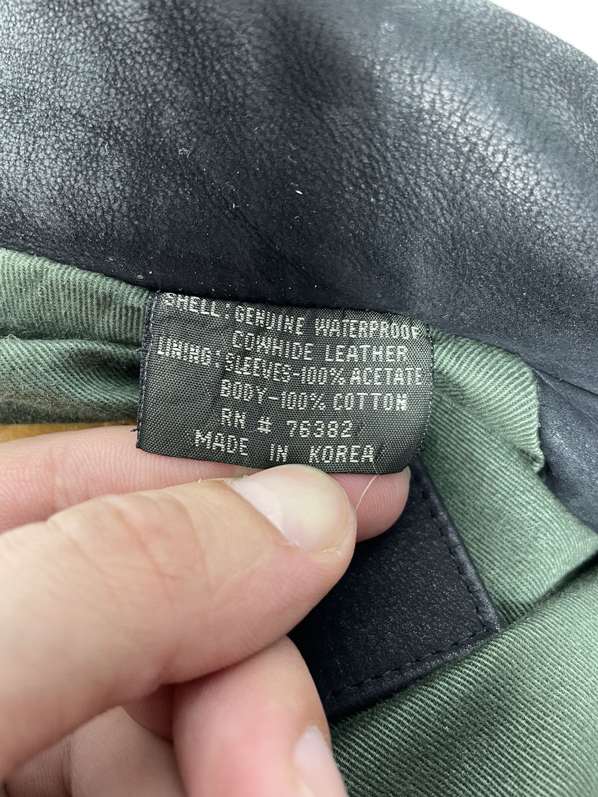 Timberland × Vintage Timberland Leather Black Bomber Weather-gear Size US L / EU 52-54 / 3 - 14 Thumbnail