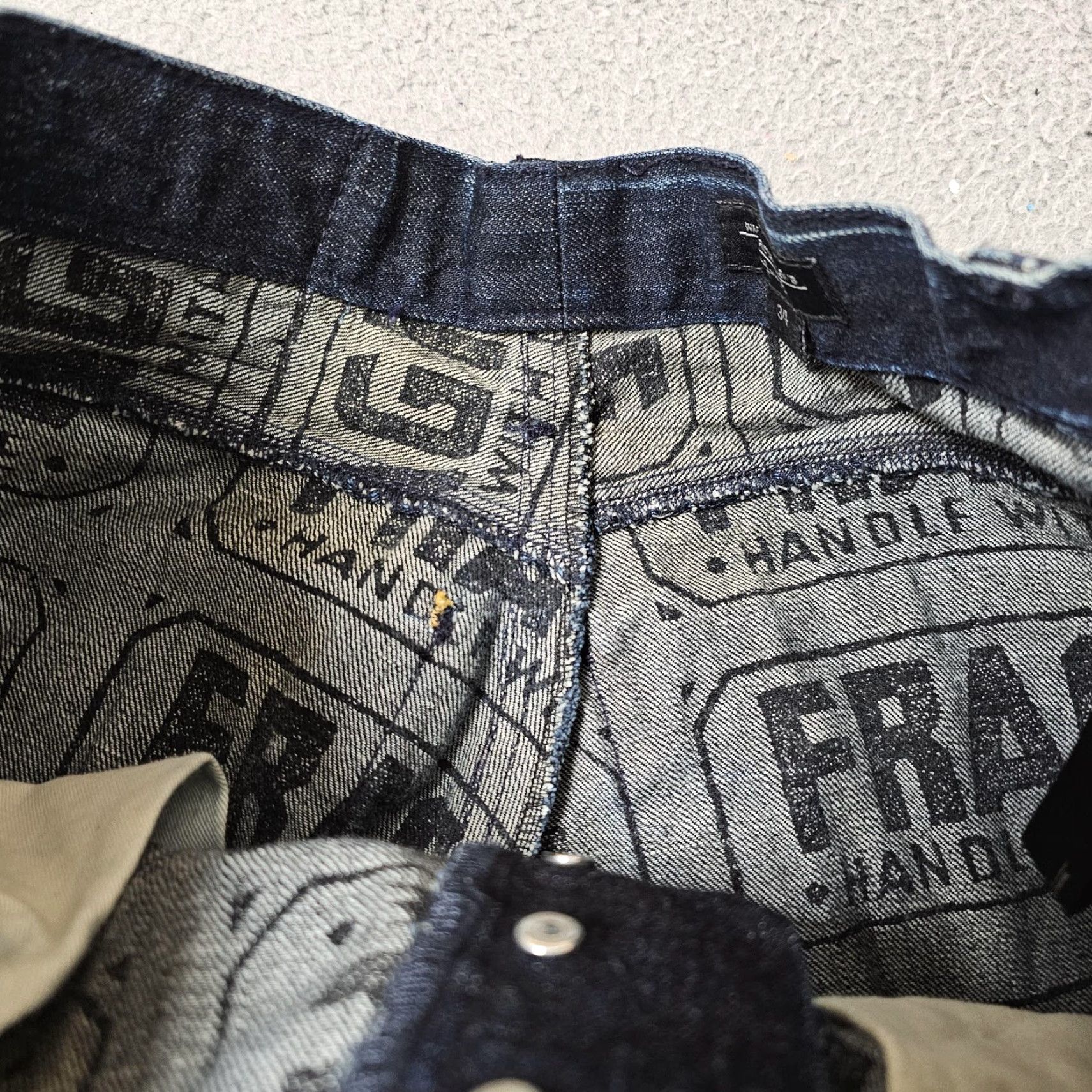 Levi's VINTAGE Levi's Warhol Factory x Levi's Private Stock Jeans Mens 30x28 34x32 Shrunk Selvedge Straight Blue 5-Pocket Mens Jeans Size US 30 / EU 46 - 4 Thumbnail