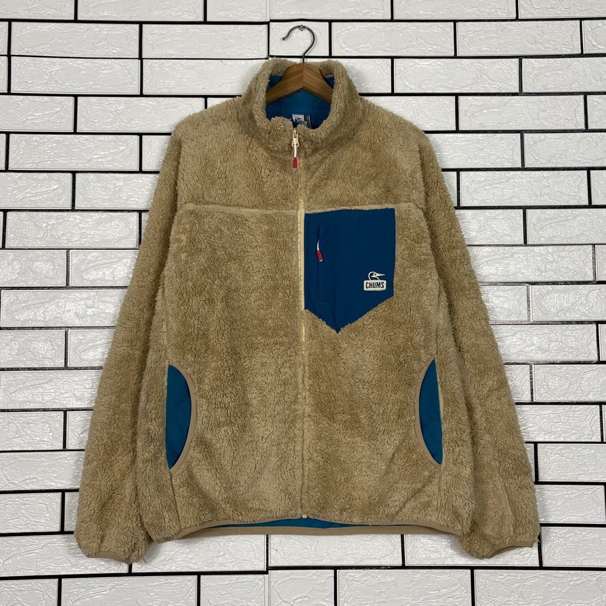 Japanese Brand 📌Vintage Chums Sherpa Fleece Dip Pile Jacket Size US XL / EU 56 / 4 - 2 Thumbnail