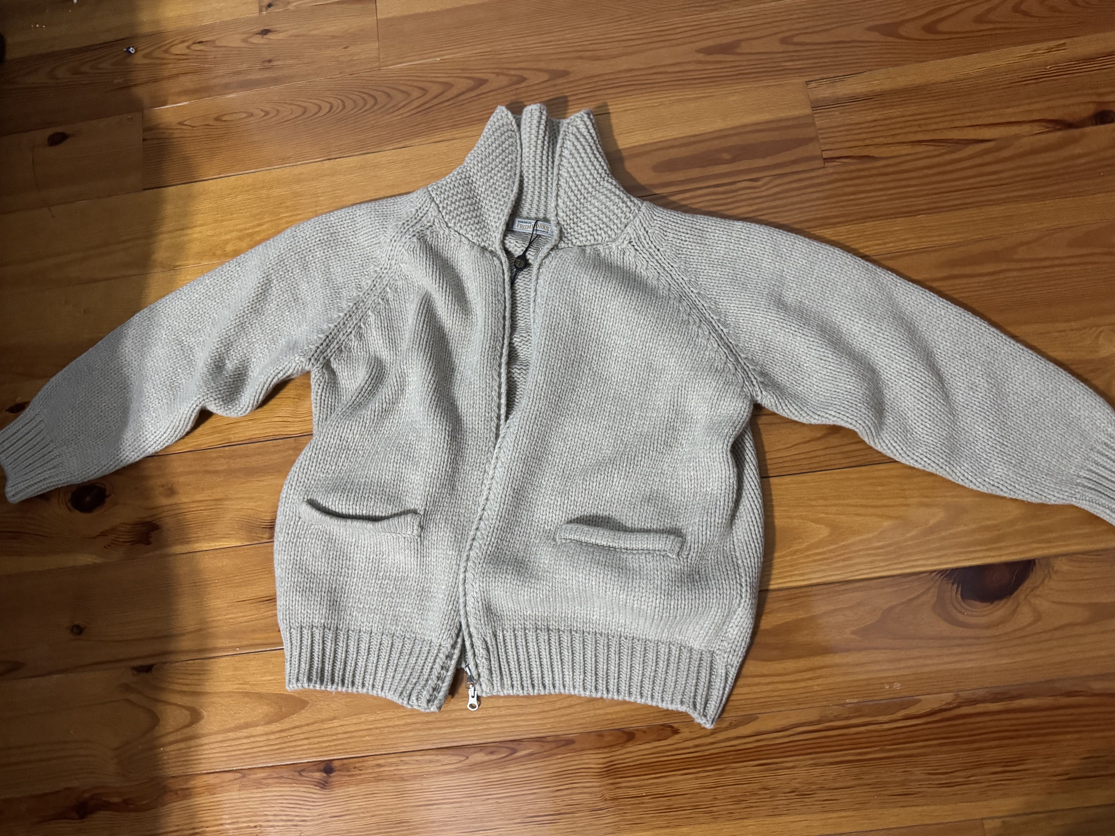 FrizmWORKS Heavy Cowichan Zipup Cardigan oatmeal Size US L / EU 52-54 / 3 - 1 Thumbnail