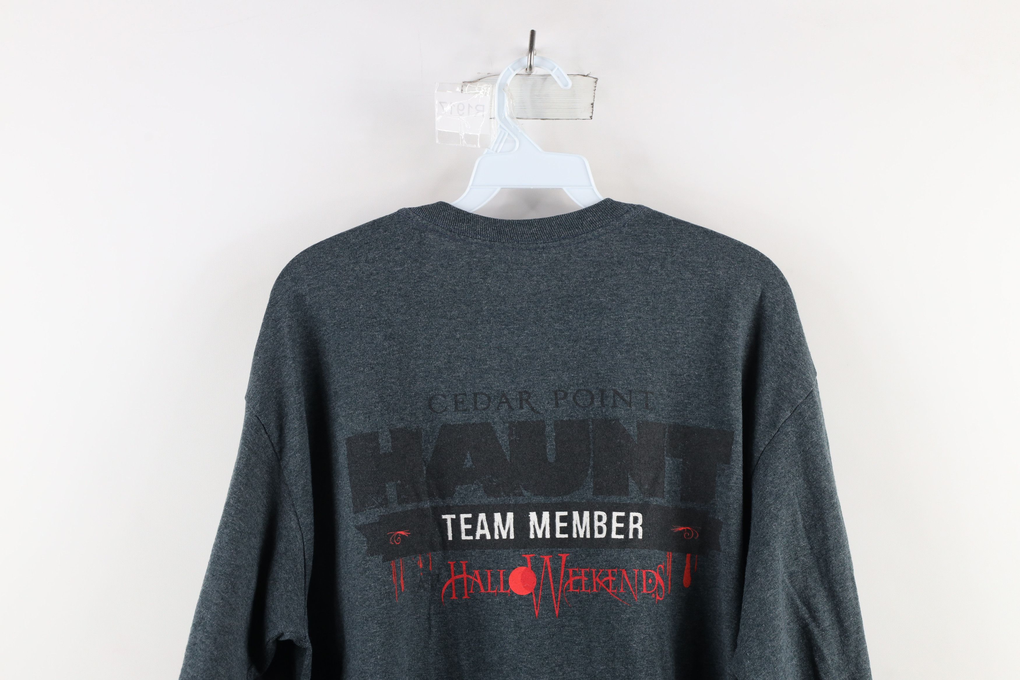 Vintage Vintage Point Haunt HalloWeekends Team Member T-Shirt Gray Size US L / EU 52-54 / 3 - 9 Thumbnail