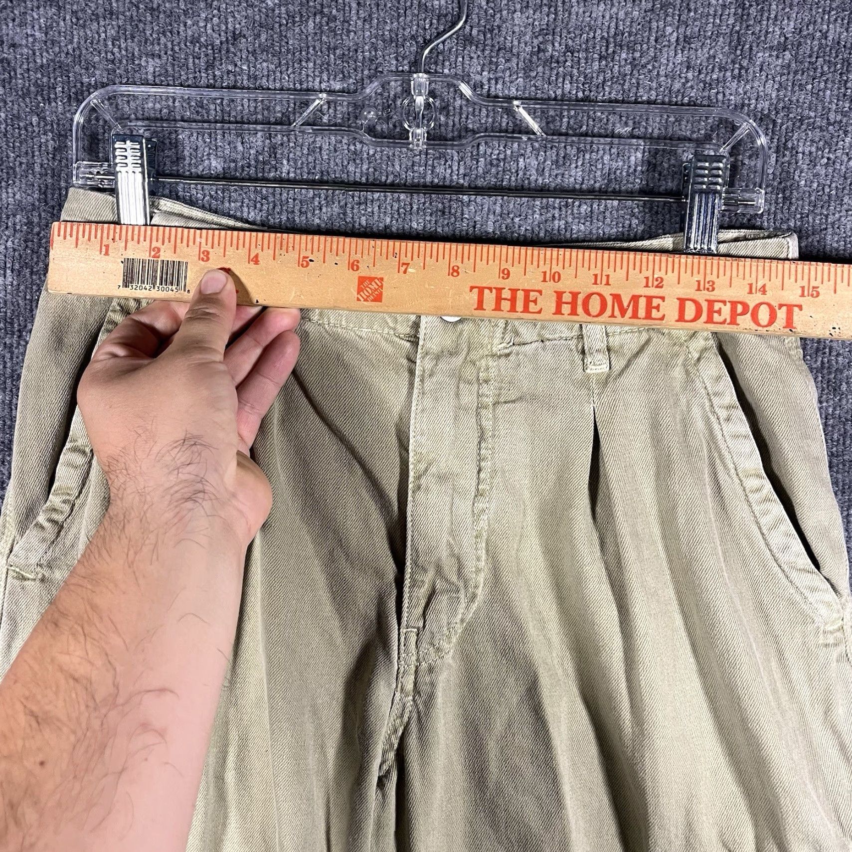 Free People Free People Cargo Pants Women Size 6 Beige Cotton Boho Grunge Utility Pockets Casual Party/Cocktail Travel Fall Spring Summer Winter 6 Womens Size 28" / US 6 / IT 42 - 2 Thumbnail