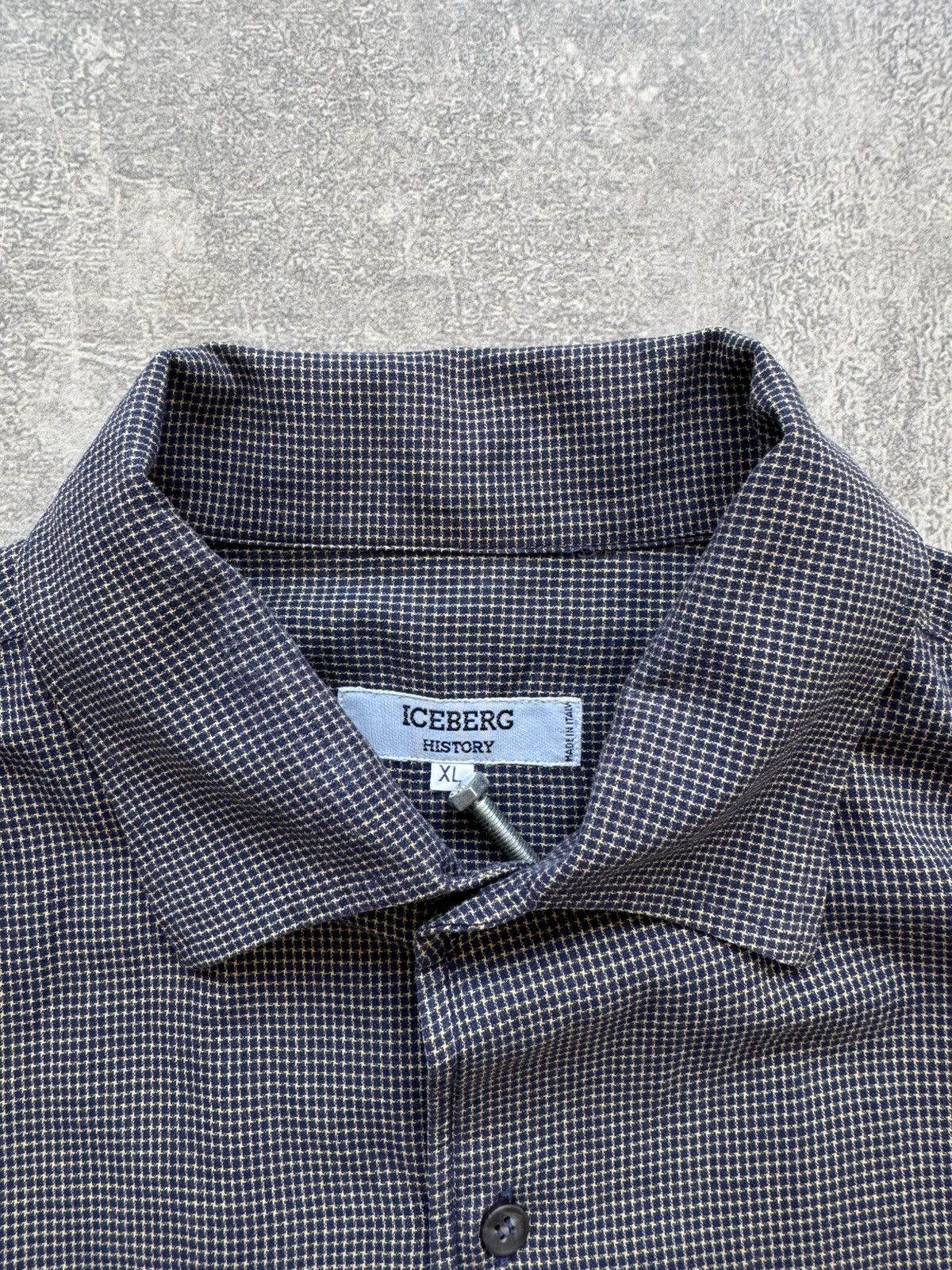 Iceberg Vintage Iceberg History Plaid Shirt Size US L / EU 52-54 / 3 - 5 Thumbnail