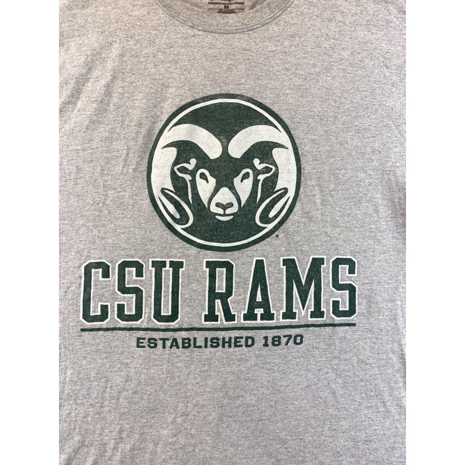 Champion Champion Colorado State Rams T-Shirt Men M Gray College NCAA Football Basketball Jersey Size US M / EU 48-50 / 2 - 2 Thumbnail