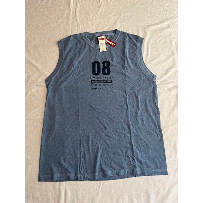 UNIONBAY VTG NEW Unionbay Sea Blue Muscle Shirt Size XL Size US XL / EU 56 / 4 - 1 Thumbnail