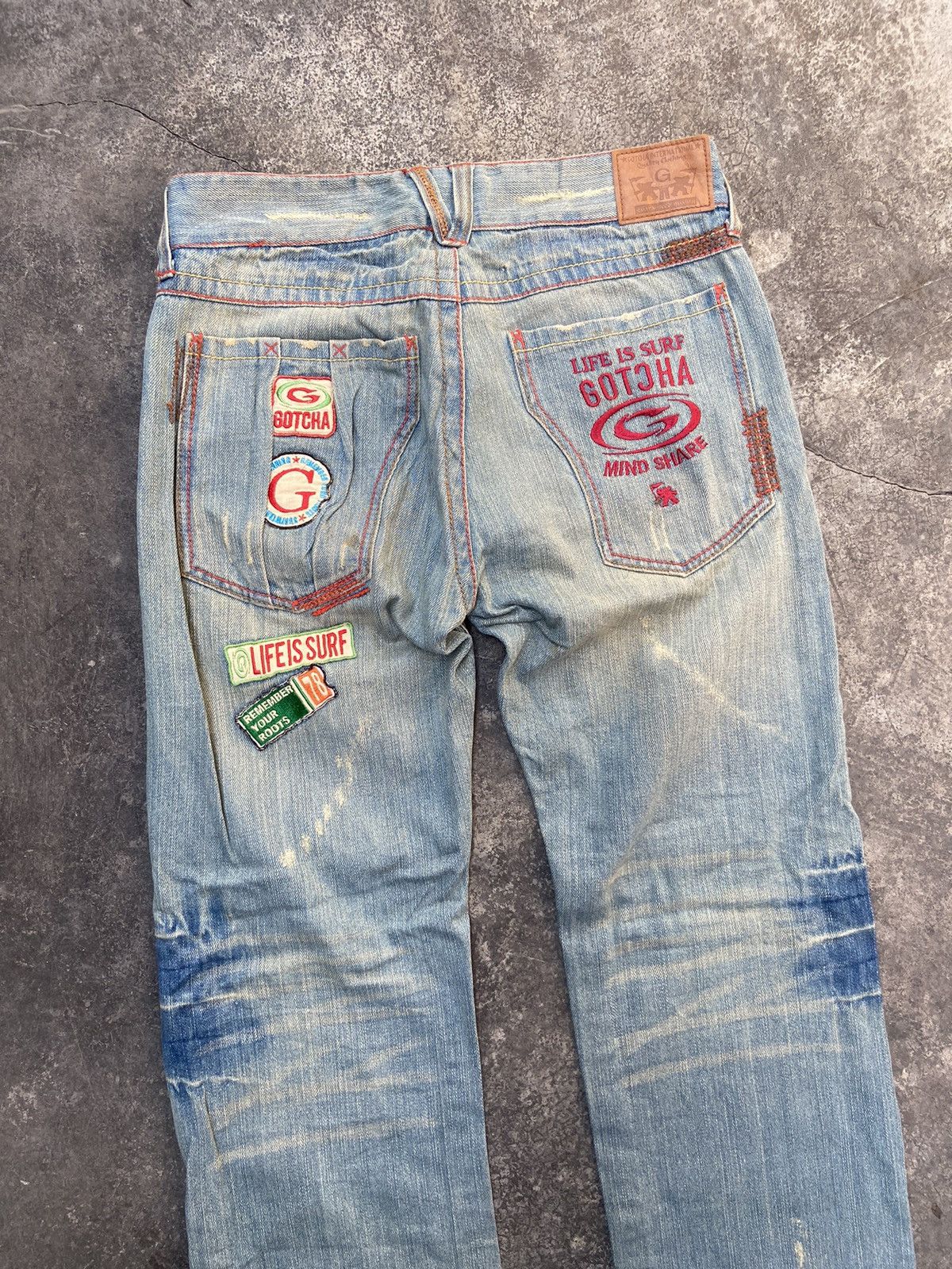 Gotcha Gotcha jeans distressed statement jeans Size US 32 / EU 48 - 7 Thumbnail