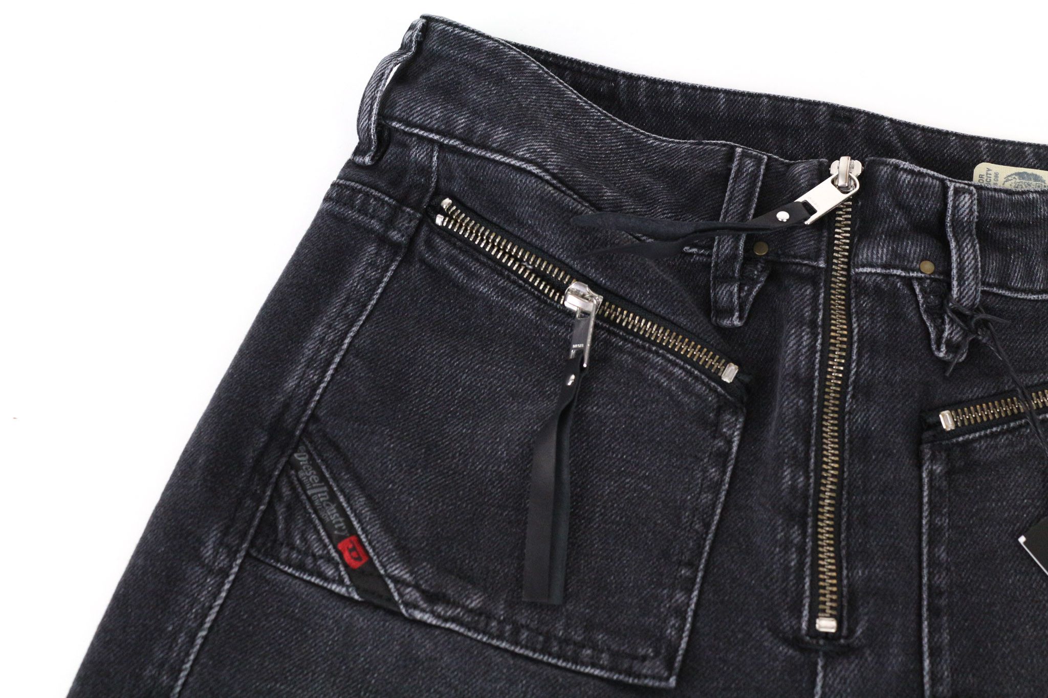 Diesel D-EARLIE 080AP W26/L30 Dark Grey Stretch Jeans 69898 Size 26" / US 2 / IT 38 - 4 Thumbnail