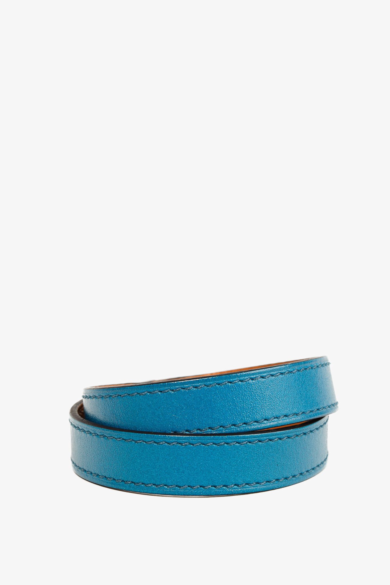 Hermes Hermes Kelly Double Tour Malachite Leather Bracelet Size ONE SIZE - 2 Thumbnail