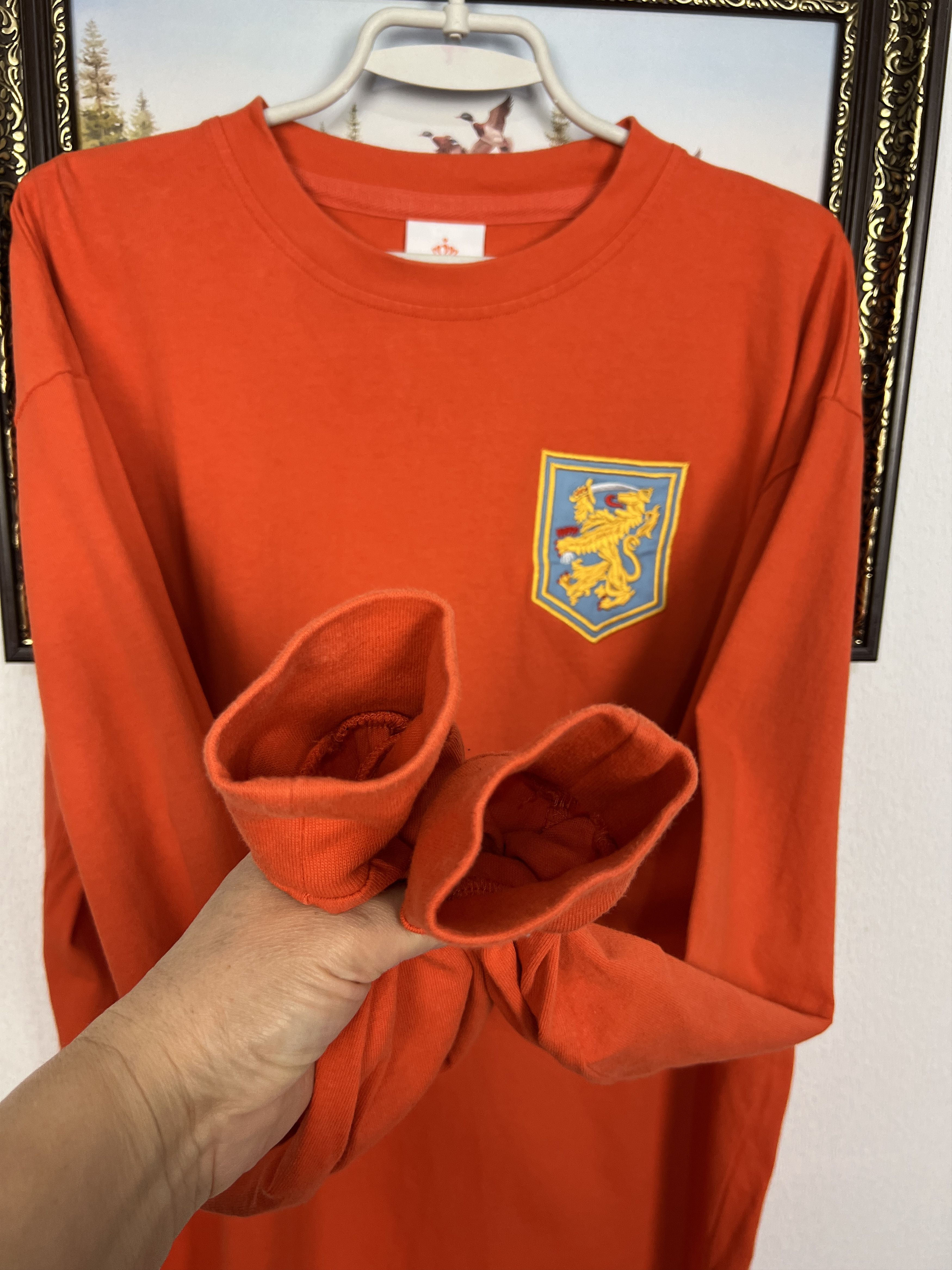 Vintage Netherlands Holland Shirt Football Long Sleeve Jersey Trikot Size US XL / EU 56 / 4 - 5 Thumbnail