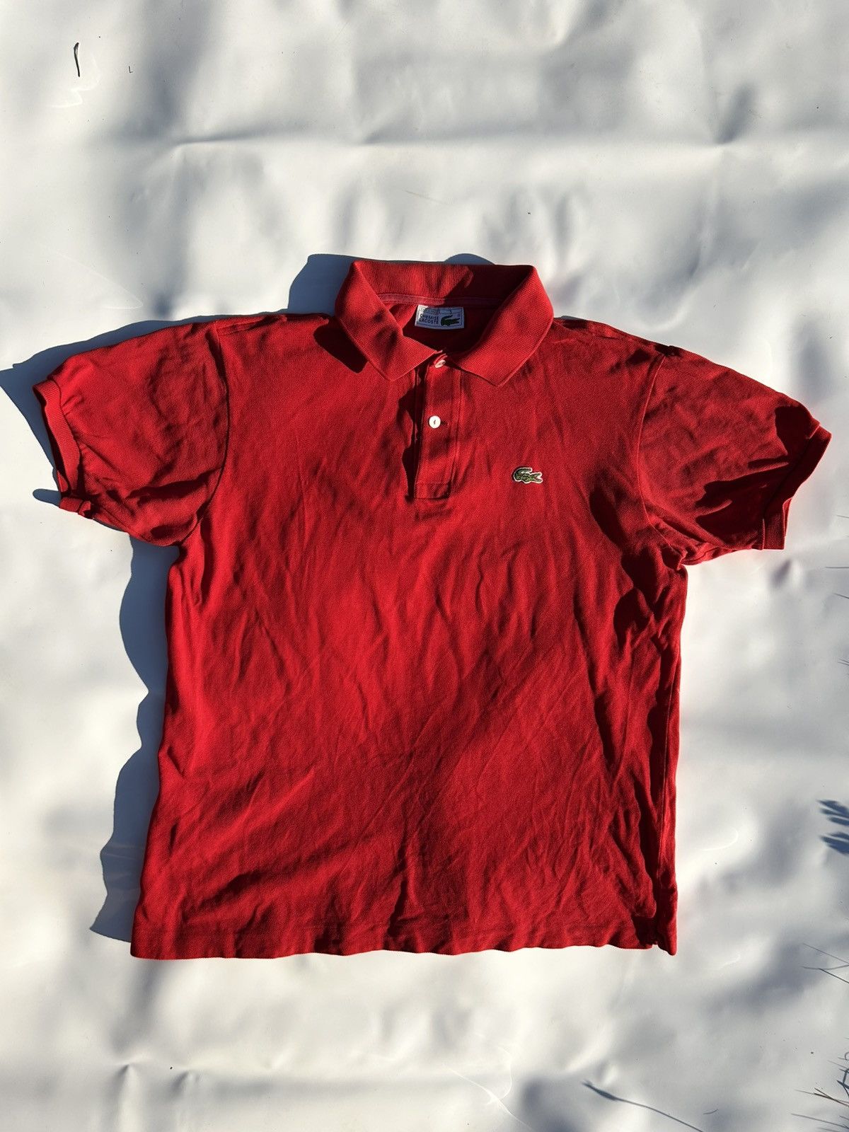 Lacoste Lacoste Vintage 90s Polo Shirt Made in France Red Size L Size US L / EU 52-54 / 3 - 1 Thumbnail