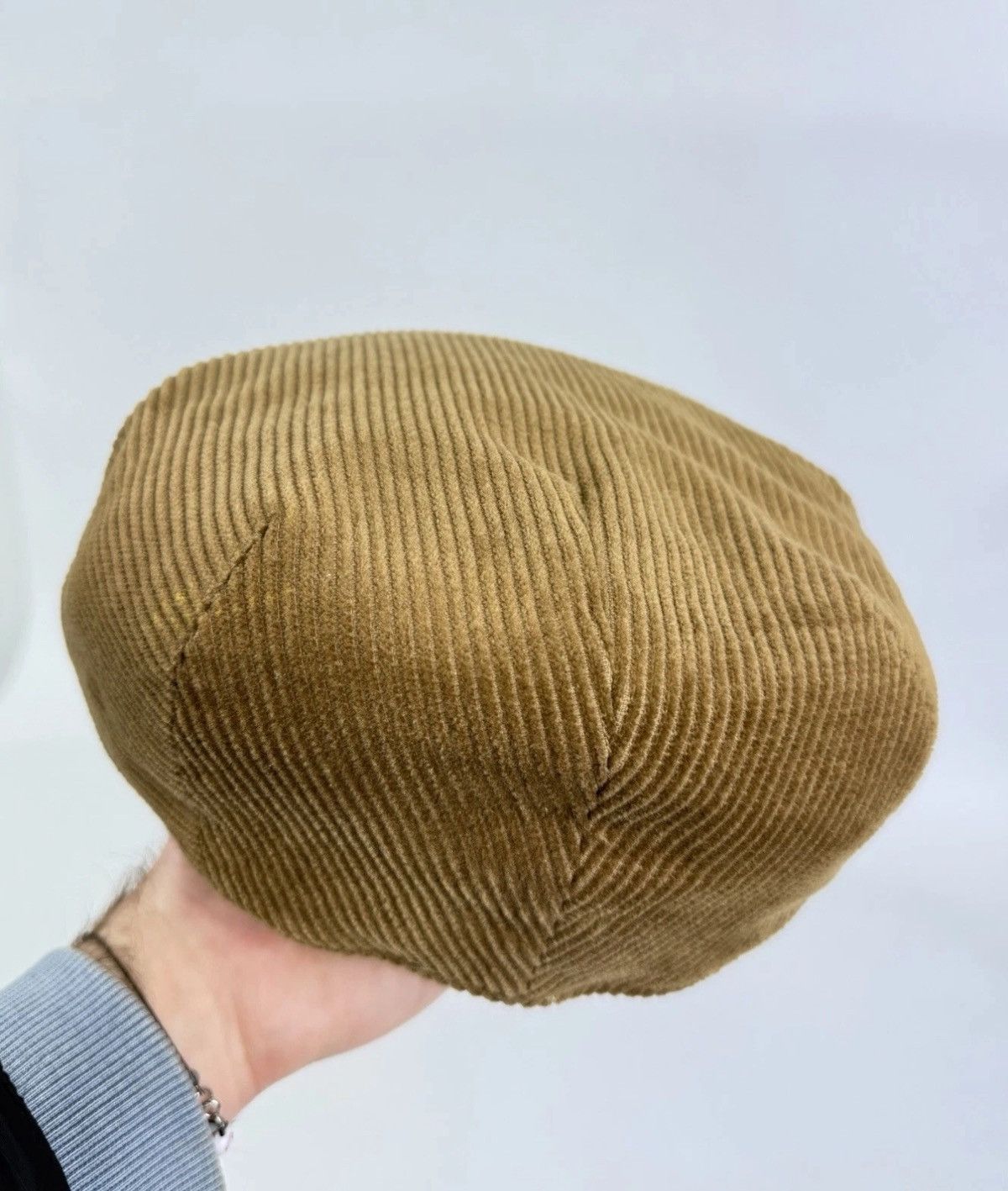 Barbour Barbour Westdale Corduroy Flat Cap Mens Size 7 Brown Top Hat Size ONE SIZE - 4 Thumbnail