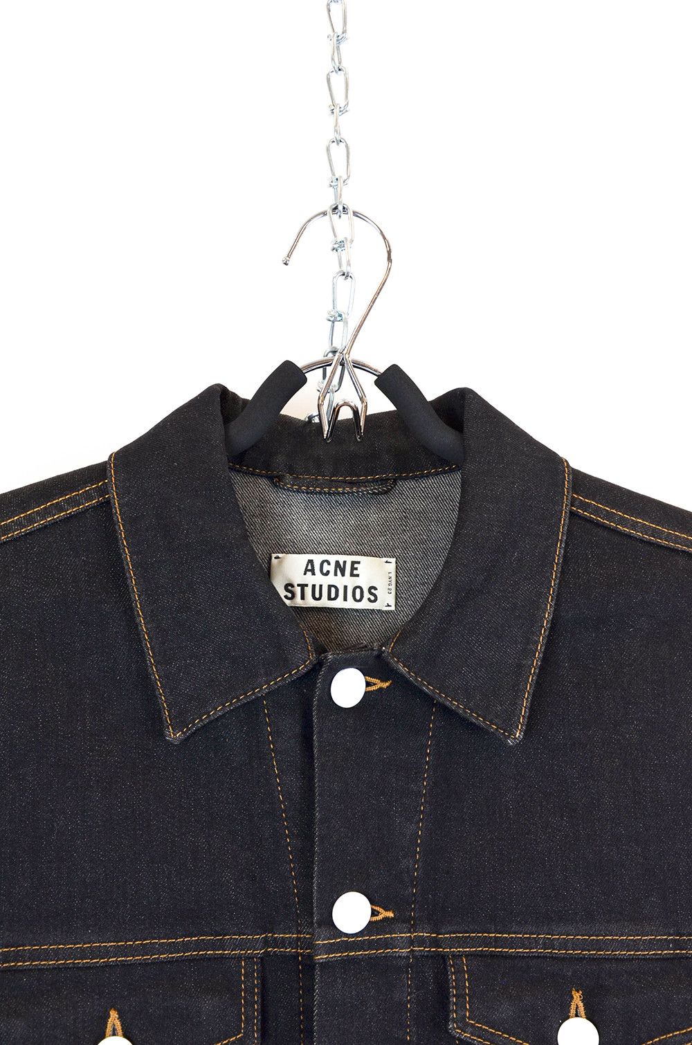 Acne Studios Acne Studios Sleeveless Raw Denim Trucker Vest – Size L Size US L / EU 52-54 / 3 - 4 Thumbnail