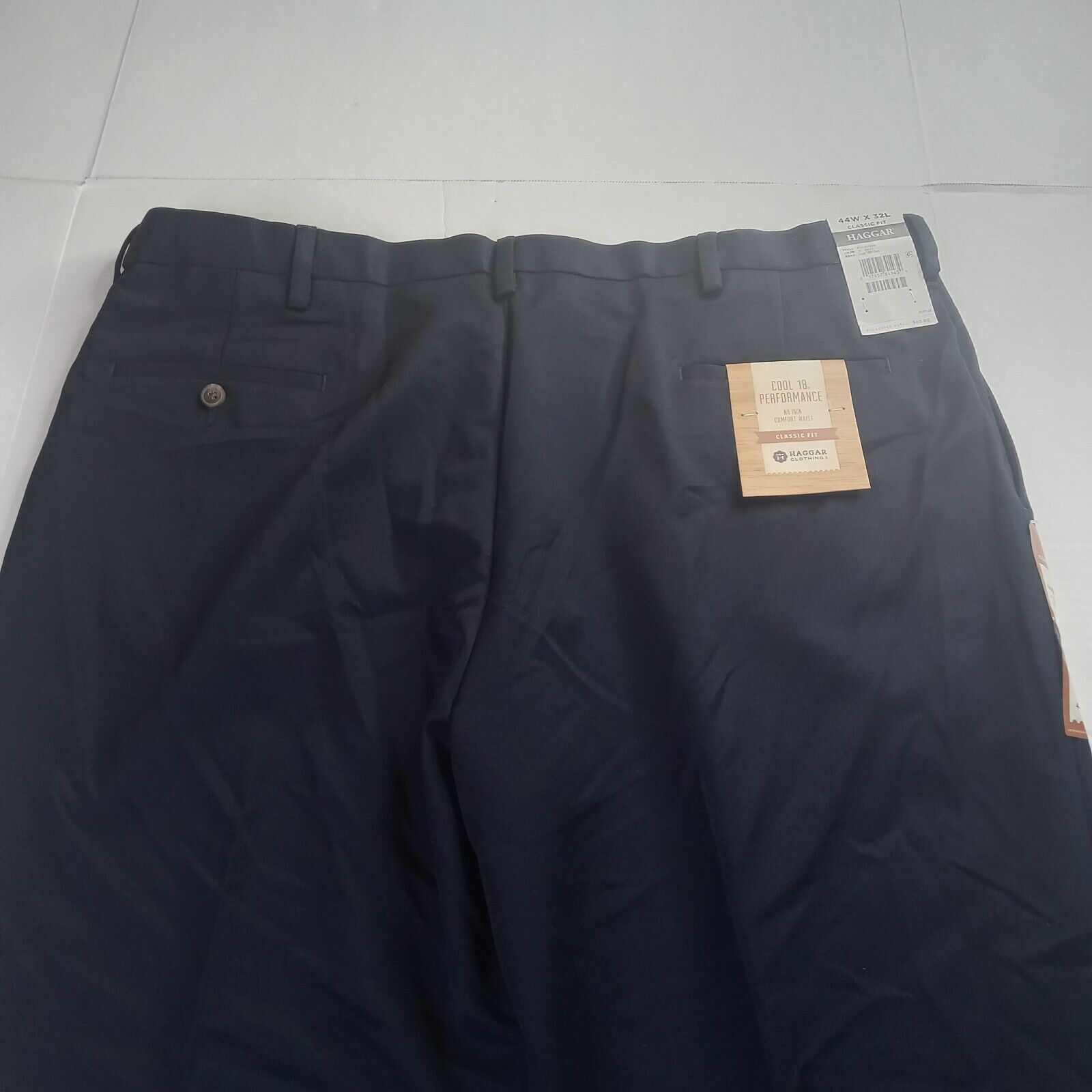 Haggar Haggar Cool 18 Performance Classic Fit Pants Men's 44x32 Size US 44 / EU 60 - 7 Thumbnail