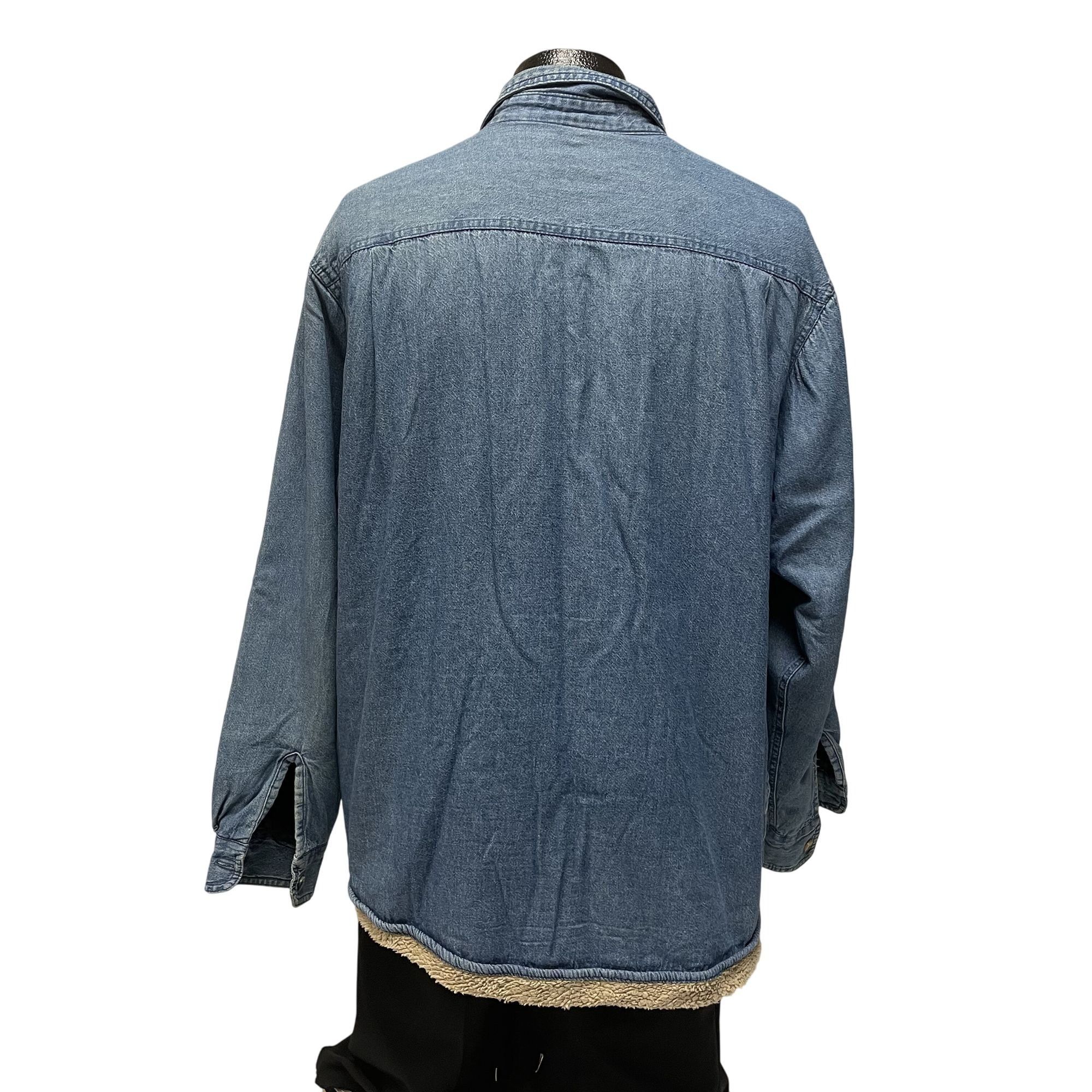 Wrangler Vtg Wrangler Blue Jean FLEECE LINED Mechanic Jacket Size US L / EU 52-54 / 3 - 7 Thumbnail