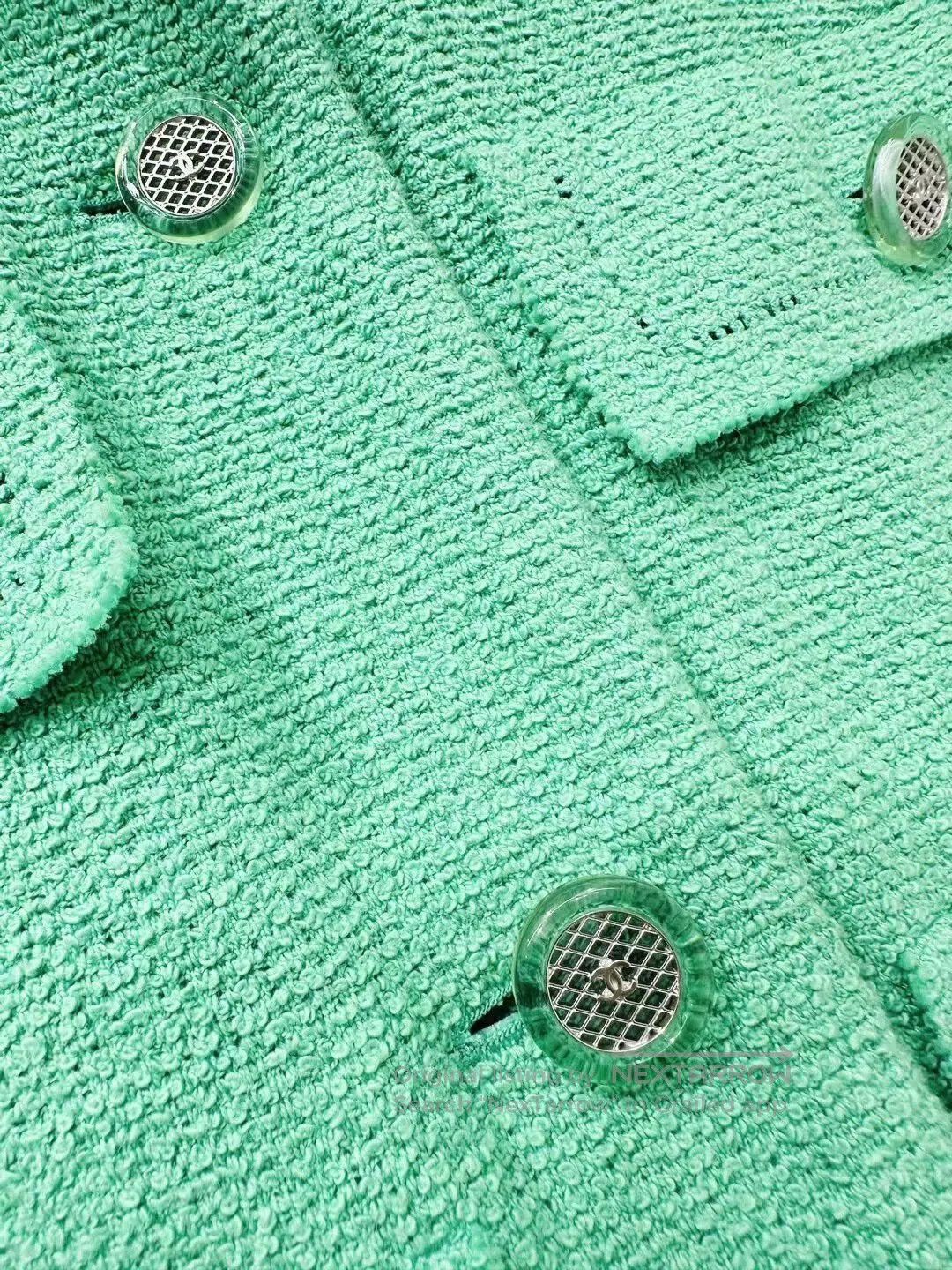 Chanel Chanel 20SS Station Green Coat. Size US S / EU 44-46 / 1 - 3 Thumbnail