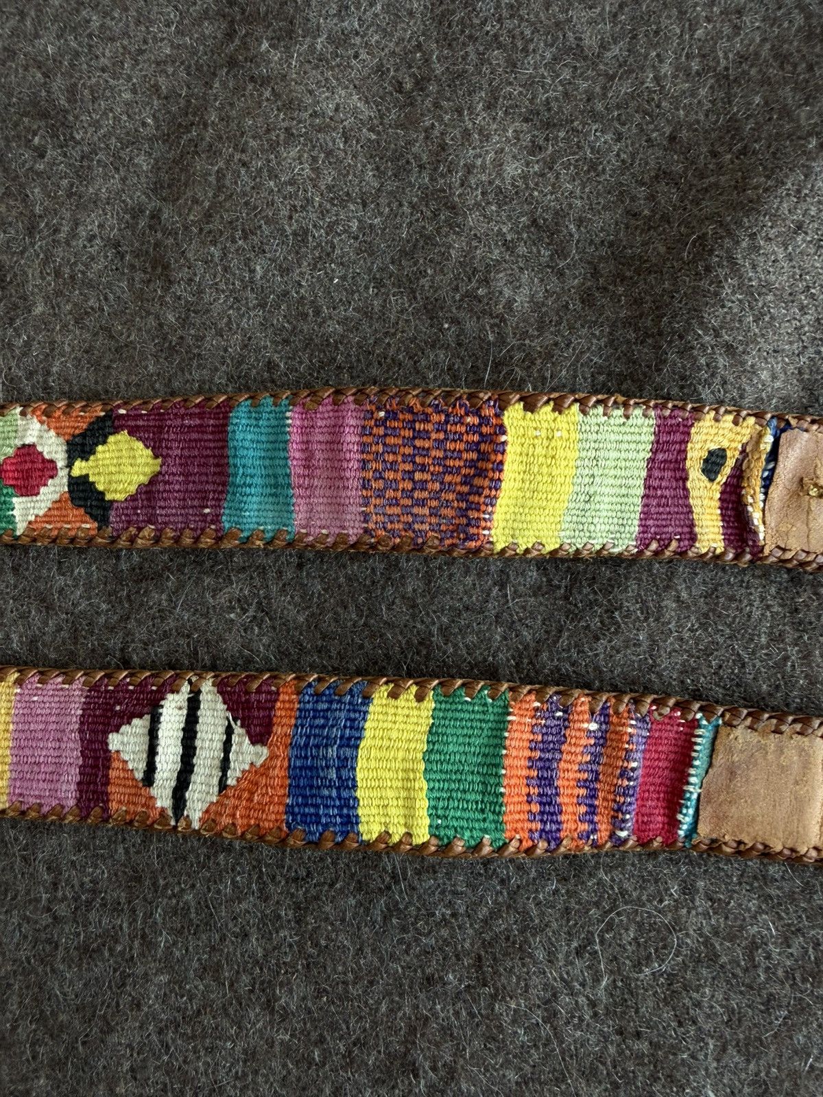 Other Vintage Native Americans Navajo Leather Belt Size ONE SIZE - 6 Thumbnail