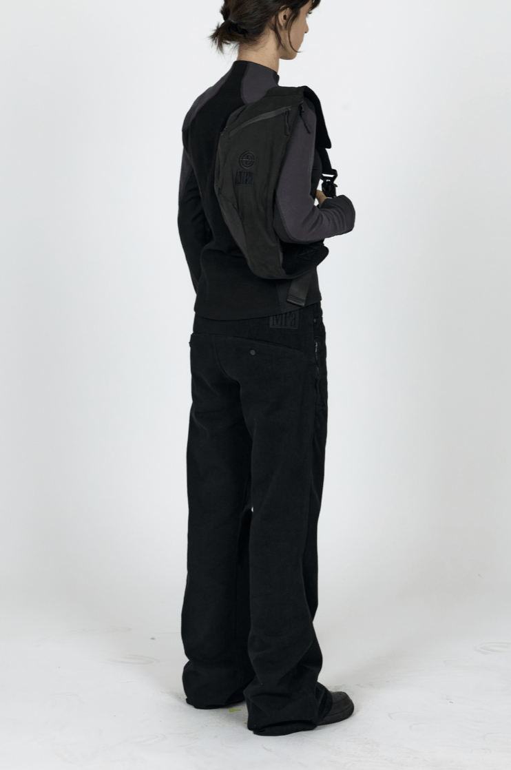 Raf Simons MPa CONTOUR GRID HALF ZIP WOMEN (BLACK) , PLASTICPRODUCT Size S / US 4 / IT 40 - 6 Thumbnail