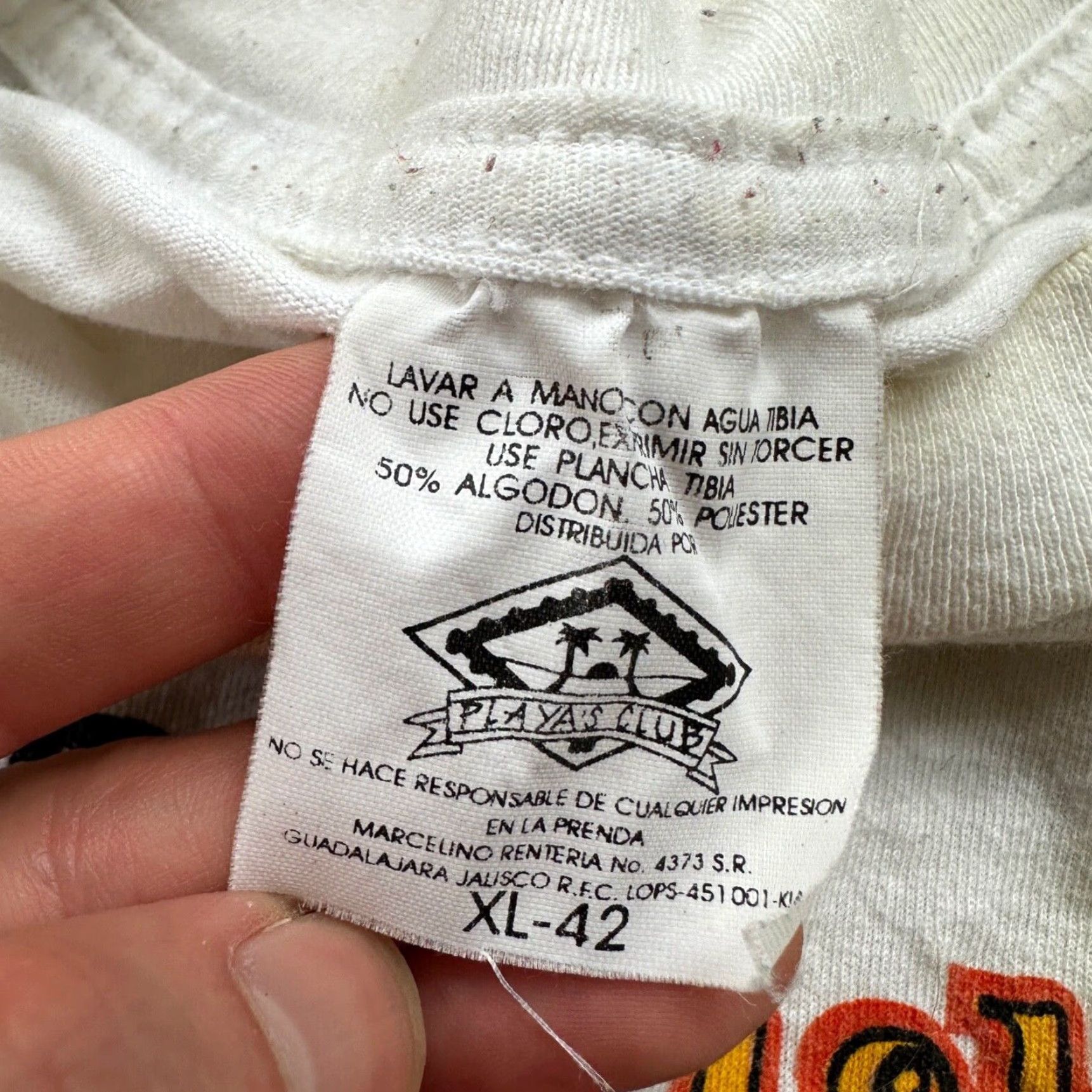 Vintage VINTAGE T-Shirt Happy Fisherman Funny Joke Humor Adult XL White - 90s Vintage Theme Mens Tee Size US XL / EU 56 / 4 - 3 Thumbnail