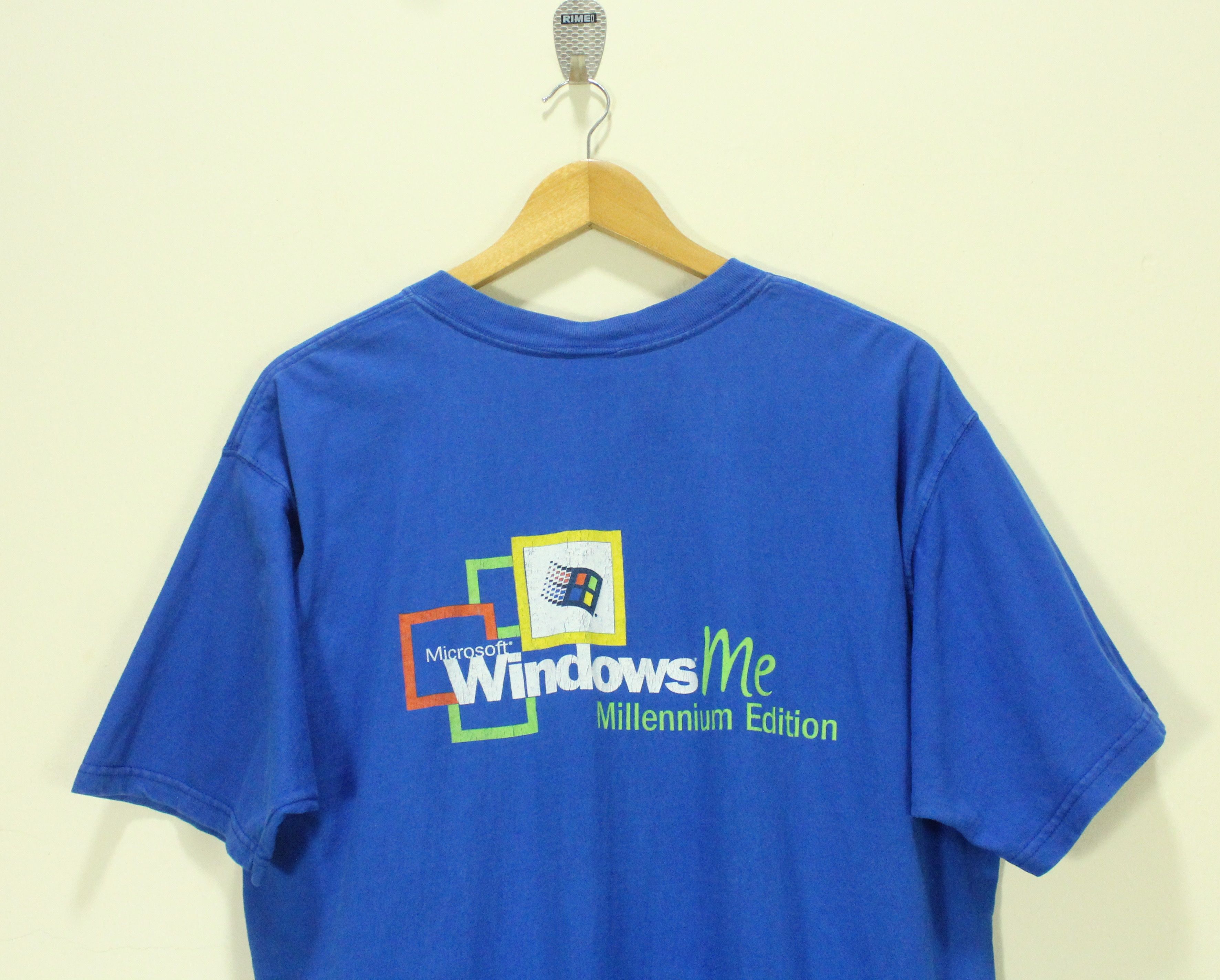Microsoft × Vintage Vintage 00s MICROSOFT WINDOWS T Shirt Promo 
