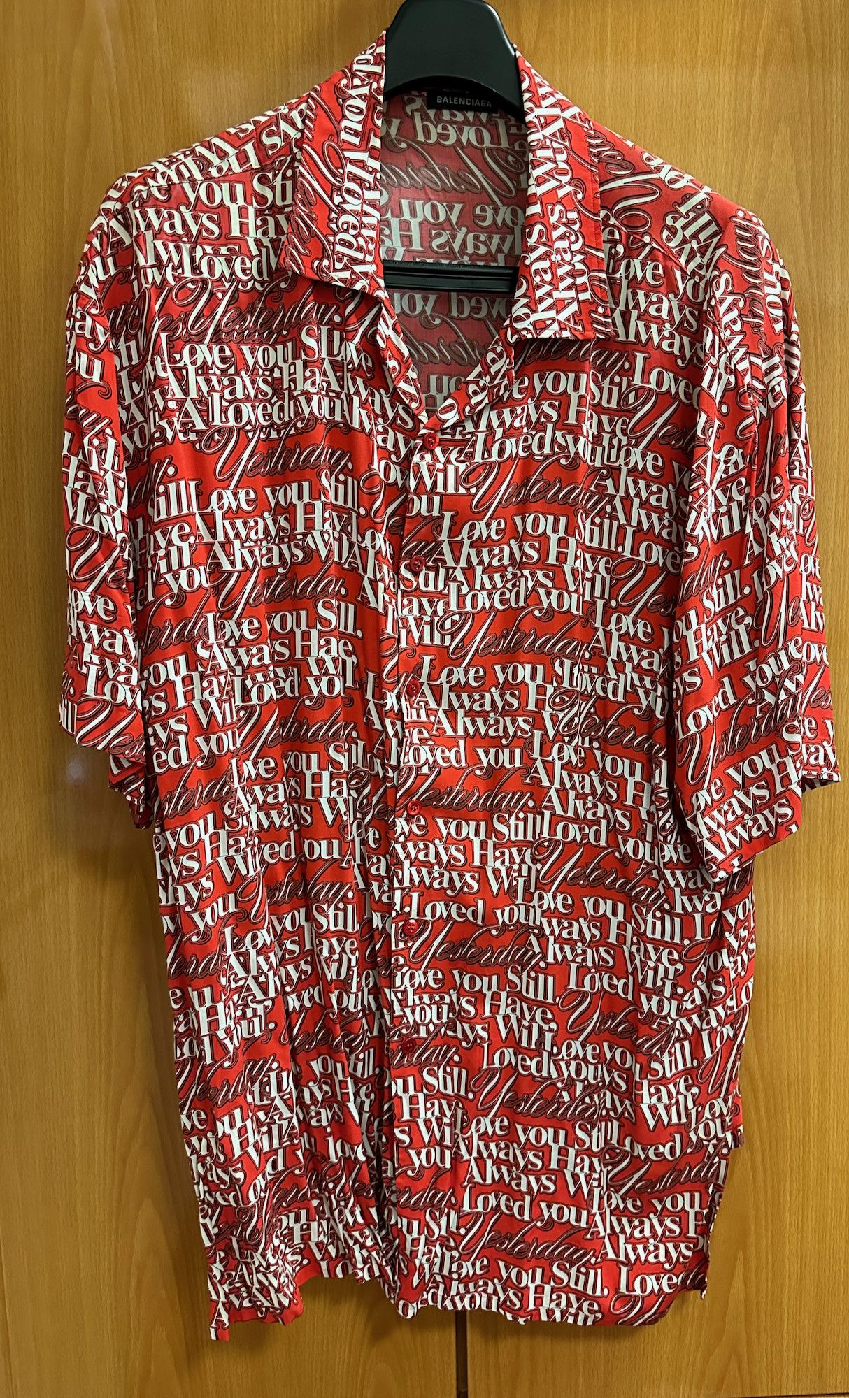Balenciaga Balenciaga Short Sleeve Shirt Size US S / EU 44-46 / 1 - 1 Thumbnail