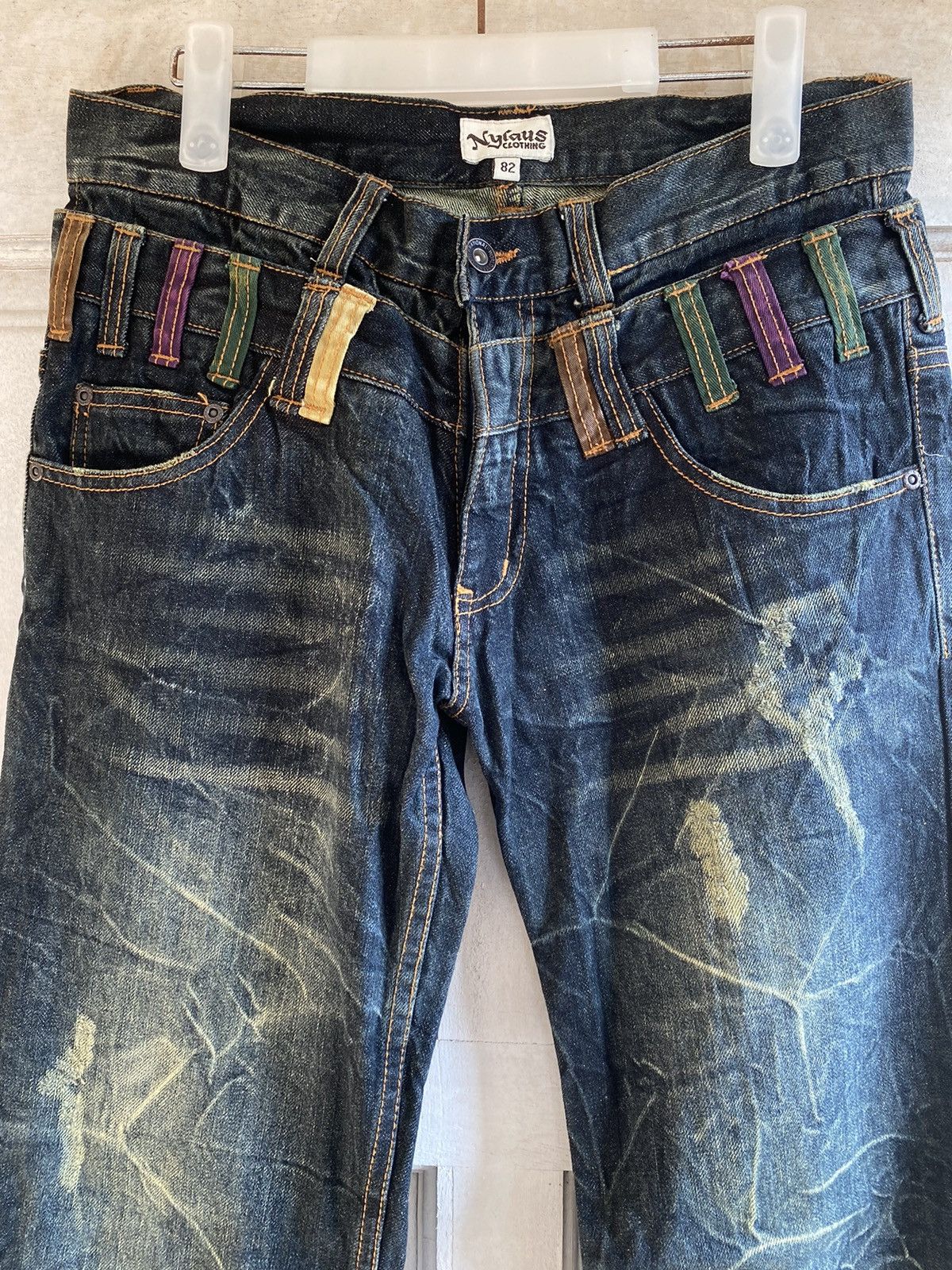 Japanese Brand Nylus Double Waist Size US 30 / EU 46 - 4 Thumbnail