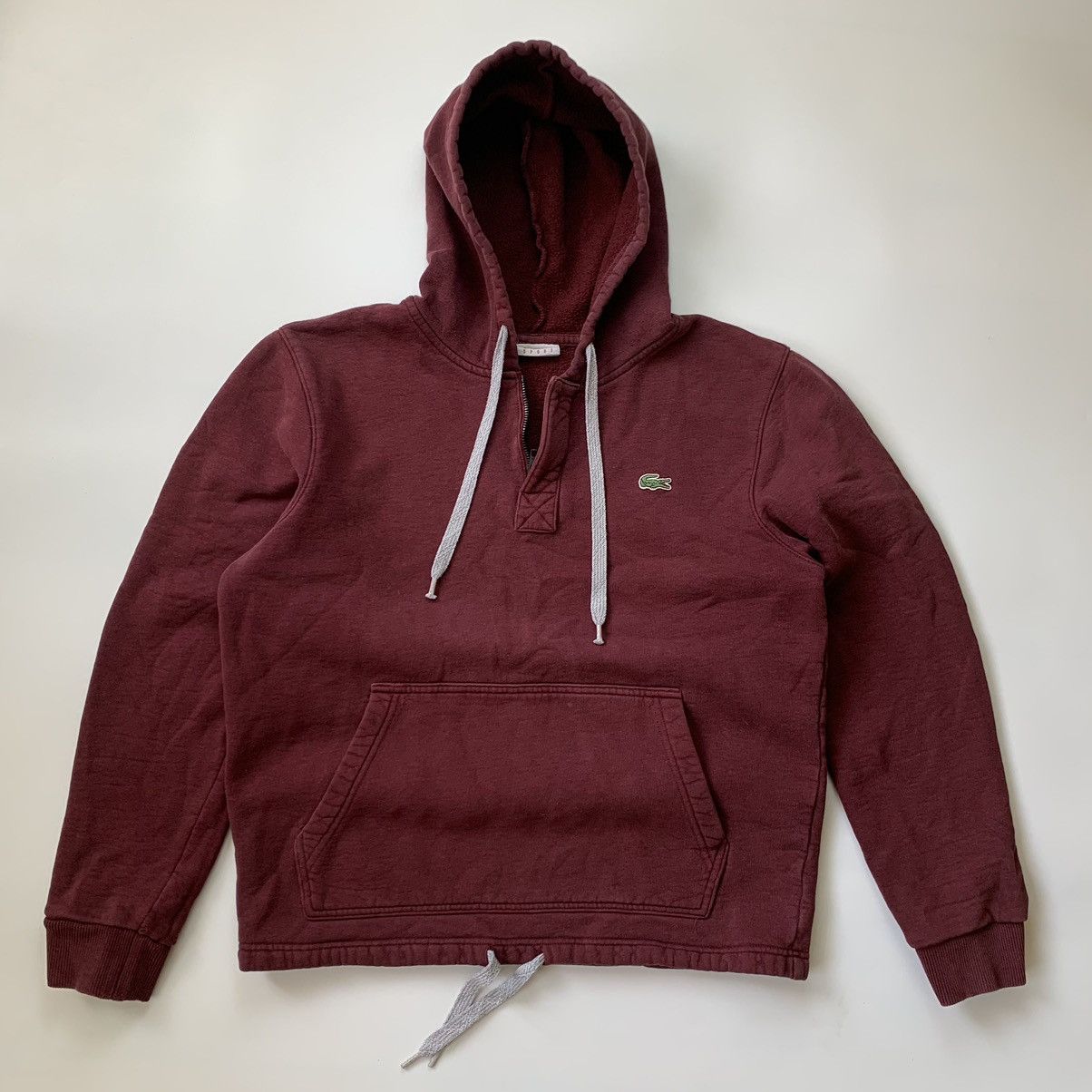 Other 1/4 Zip Hoodie Lacoste Vintage Streetwear Size US S / EU 44-46 / 1 - 1 Thumbnail