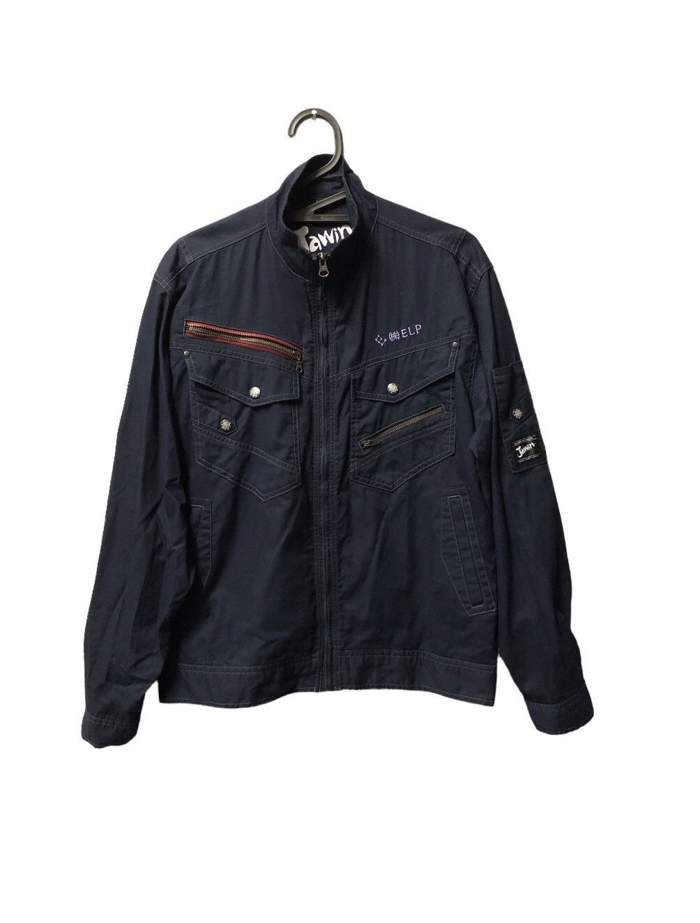 Designer × Japanese Brand Vintage Jawin Greatest Quality Garment Zipper Jacket Size US L / EU 52-54 / 3 - 2 Thumbnail